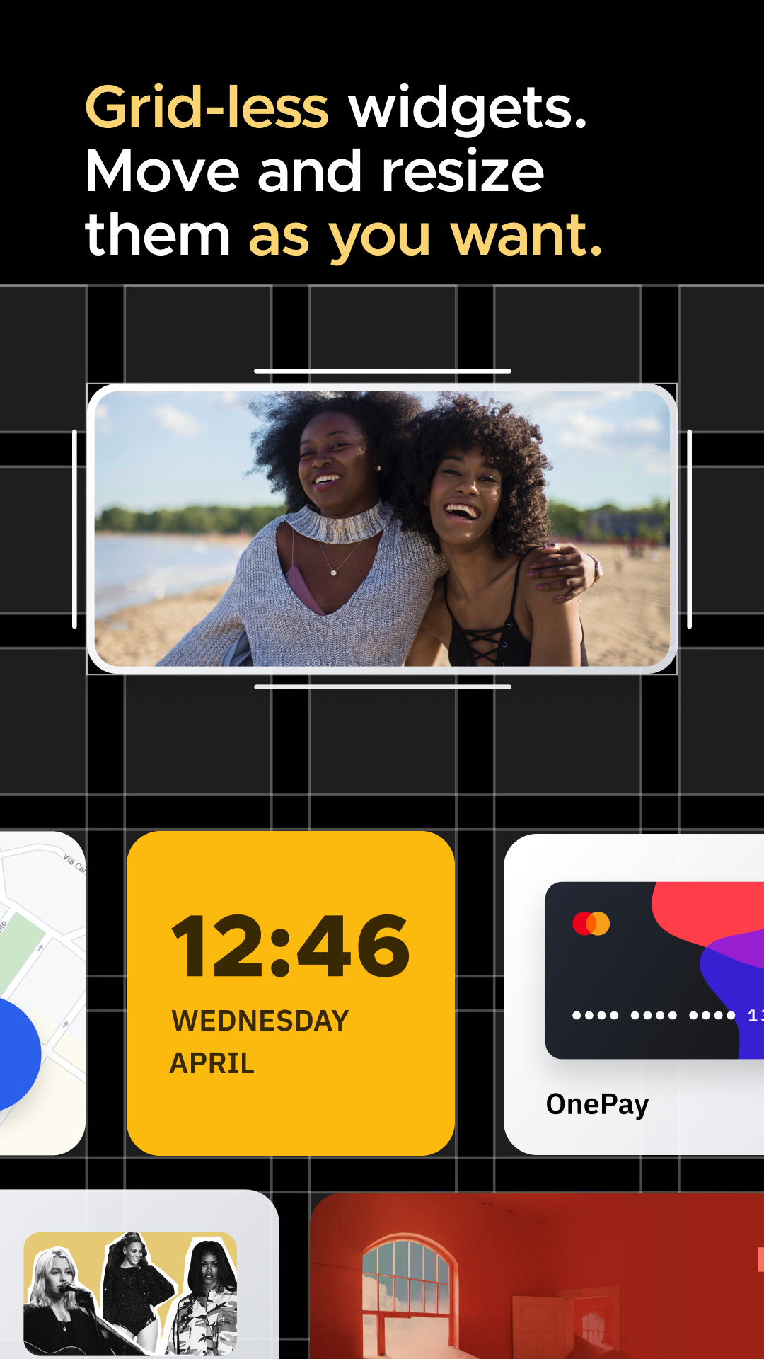 اسکرین شات 3 برنامه Smart Launcher 6 ‧ Home Screen