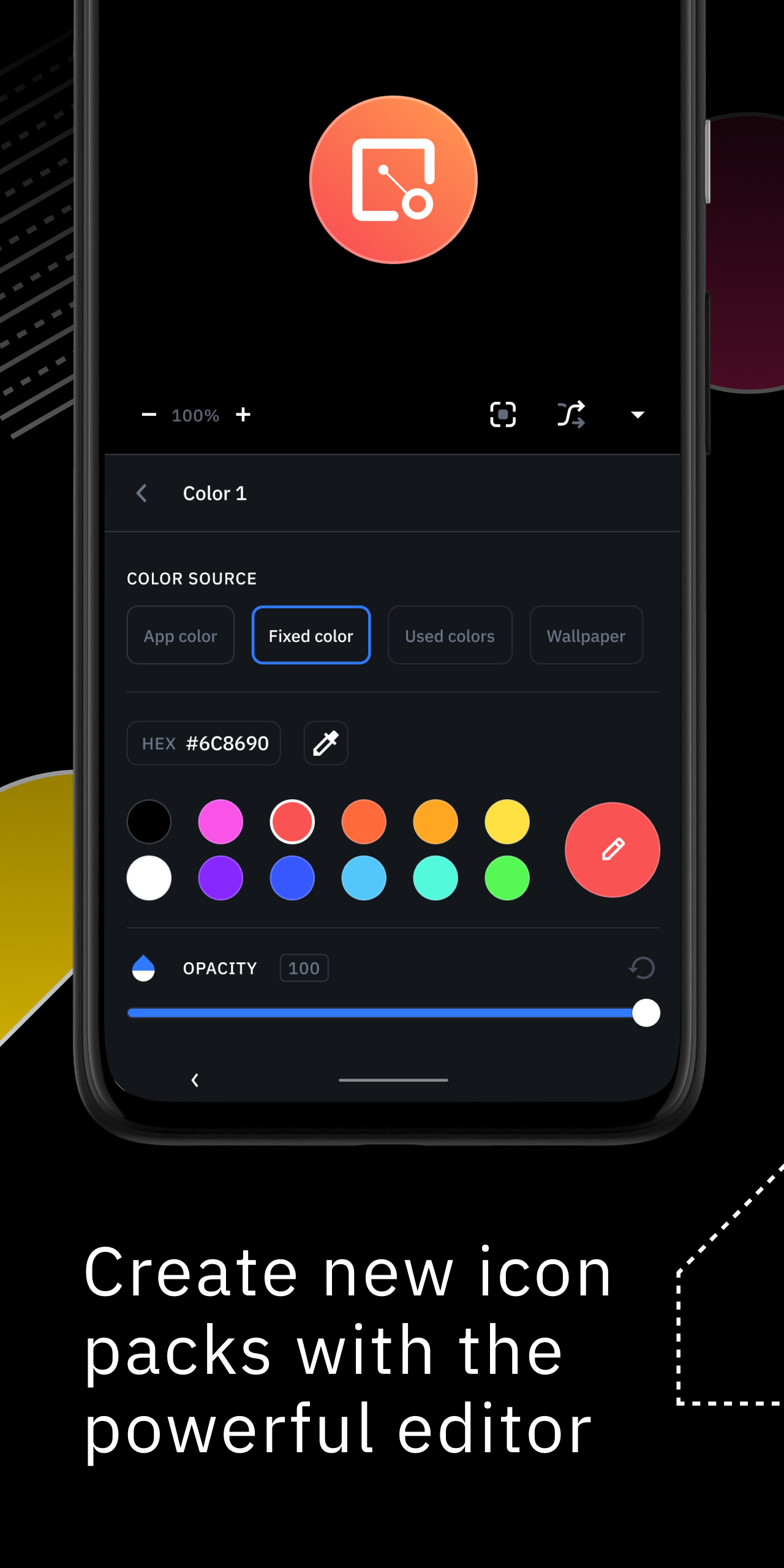 اسکرین شات 2 برنامه Icon Pack Studio