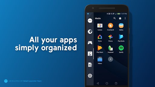 اسکرین شات 1 برنامه Smart Drawer - Apps Organizer