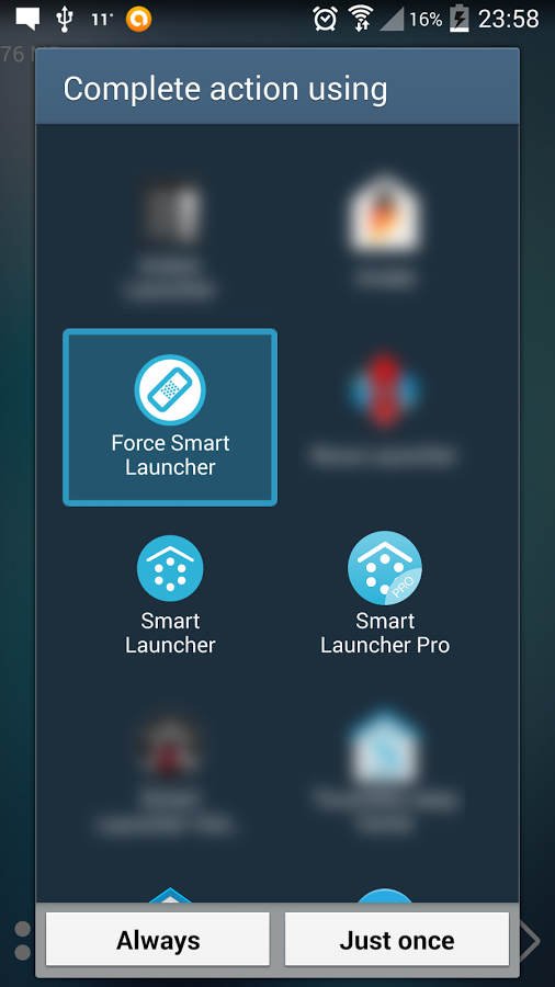 اسکرین شات 1 برنامه Patch for Smart Launcher