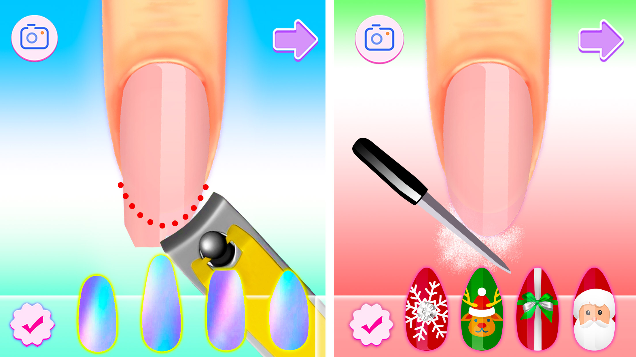 اسکرین شات 7 بازی Nail Salon: Fun Makeup Games