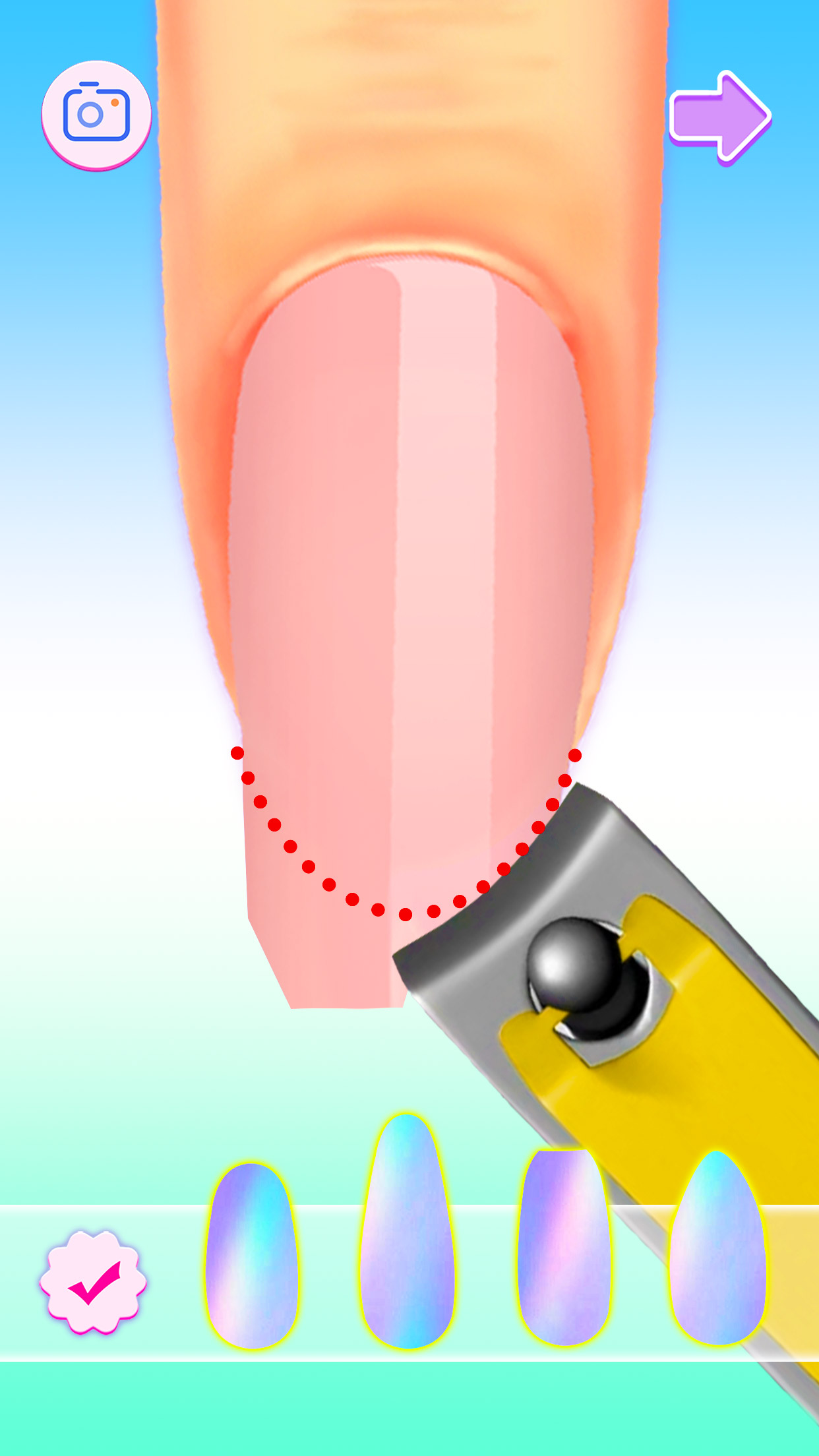 اسکرین شات 3 بازی Nail Salon: Fun Makeup Games