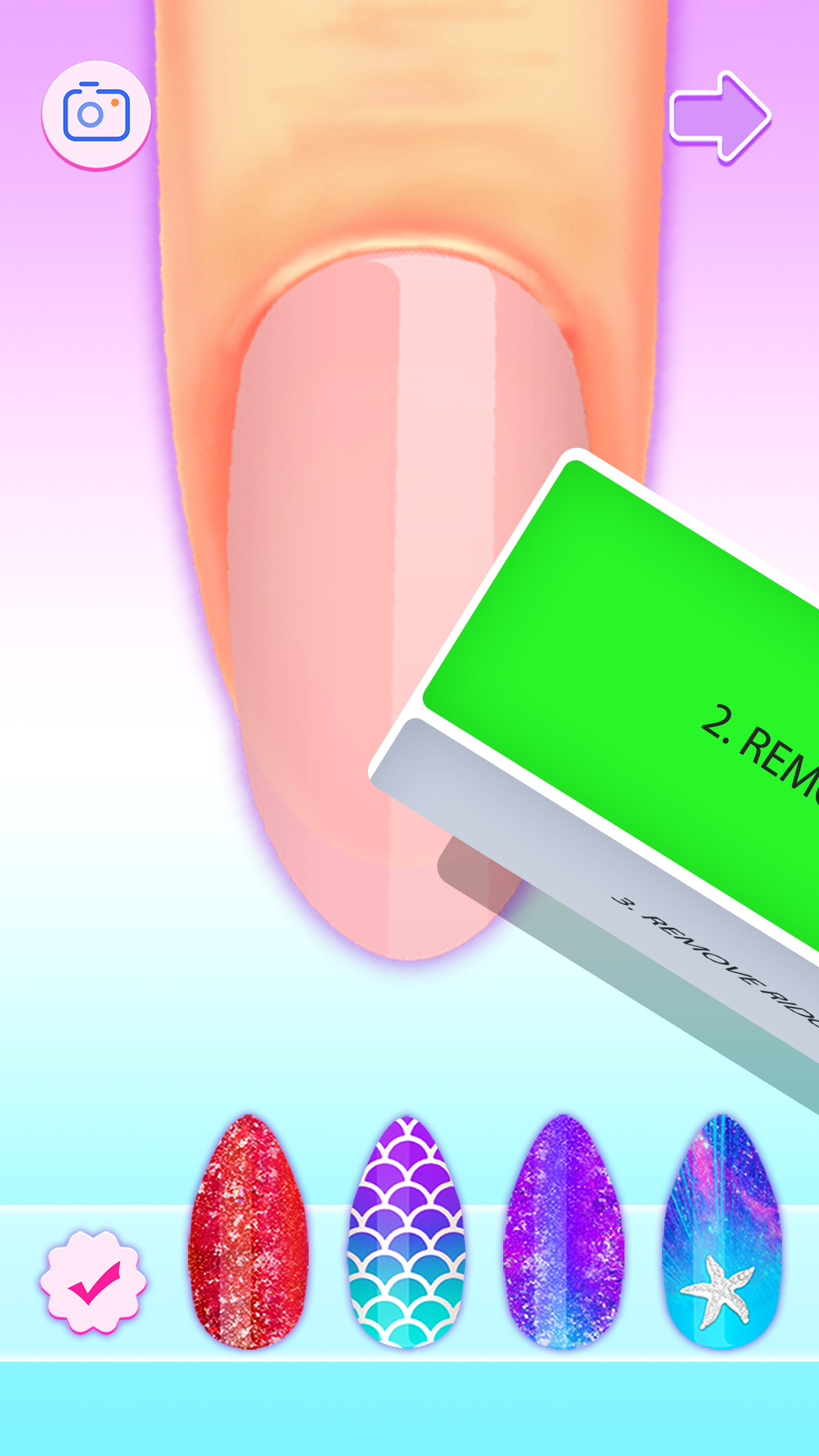 اسکرین شات 1 بازی Nail Salon: Fun Makeup Games