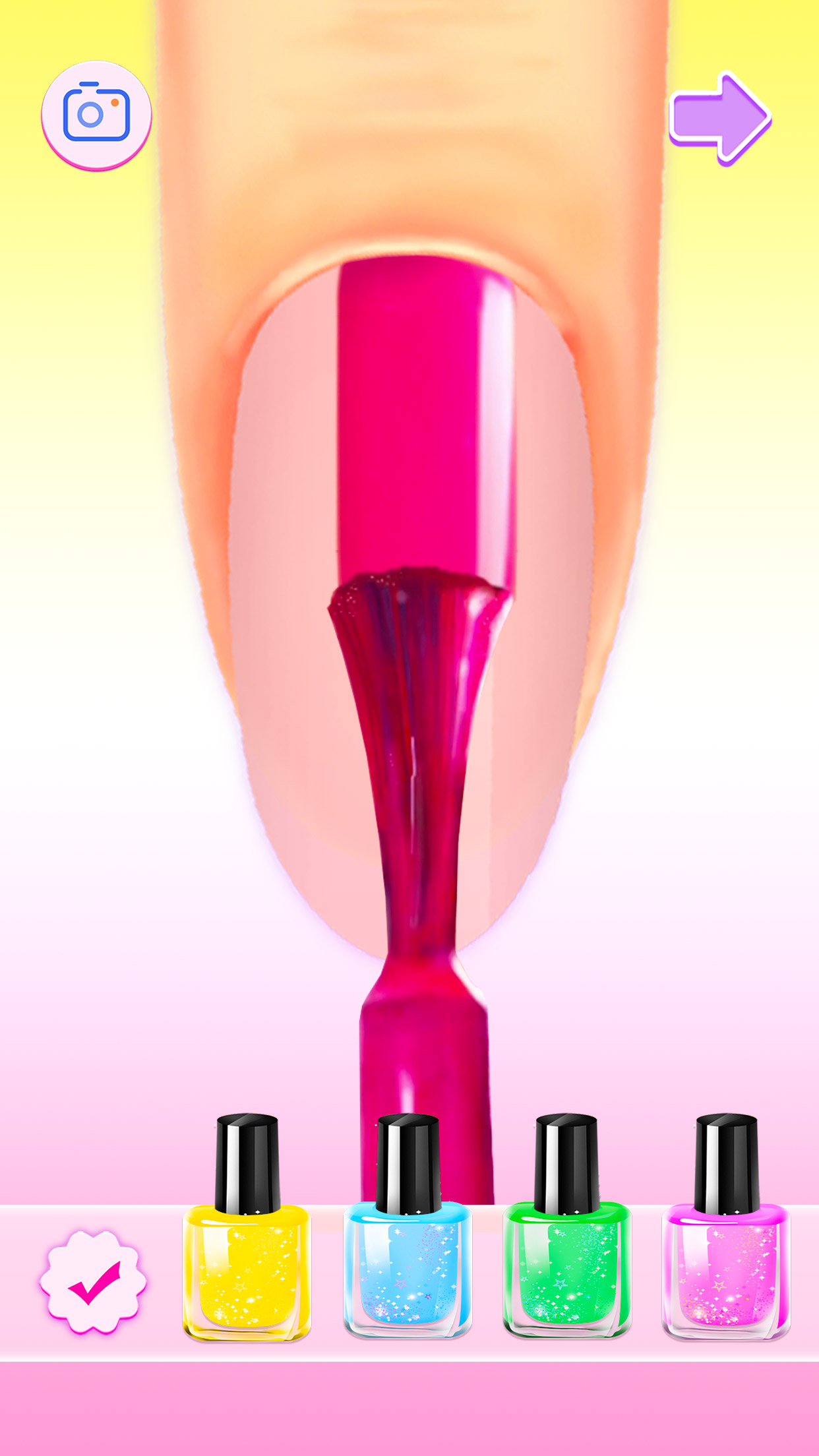 اسکرین شات 2 بازی Nail Salon: Fun Makeup Games