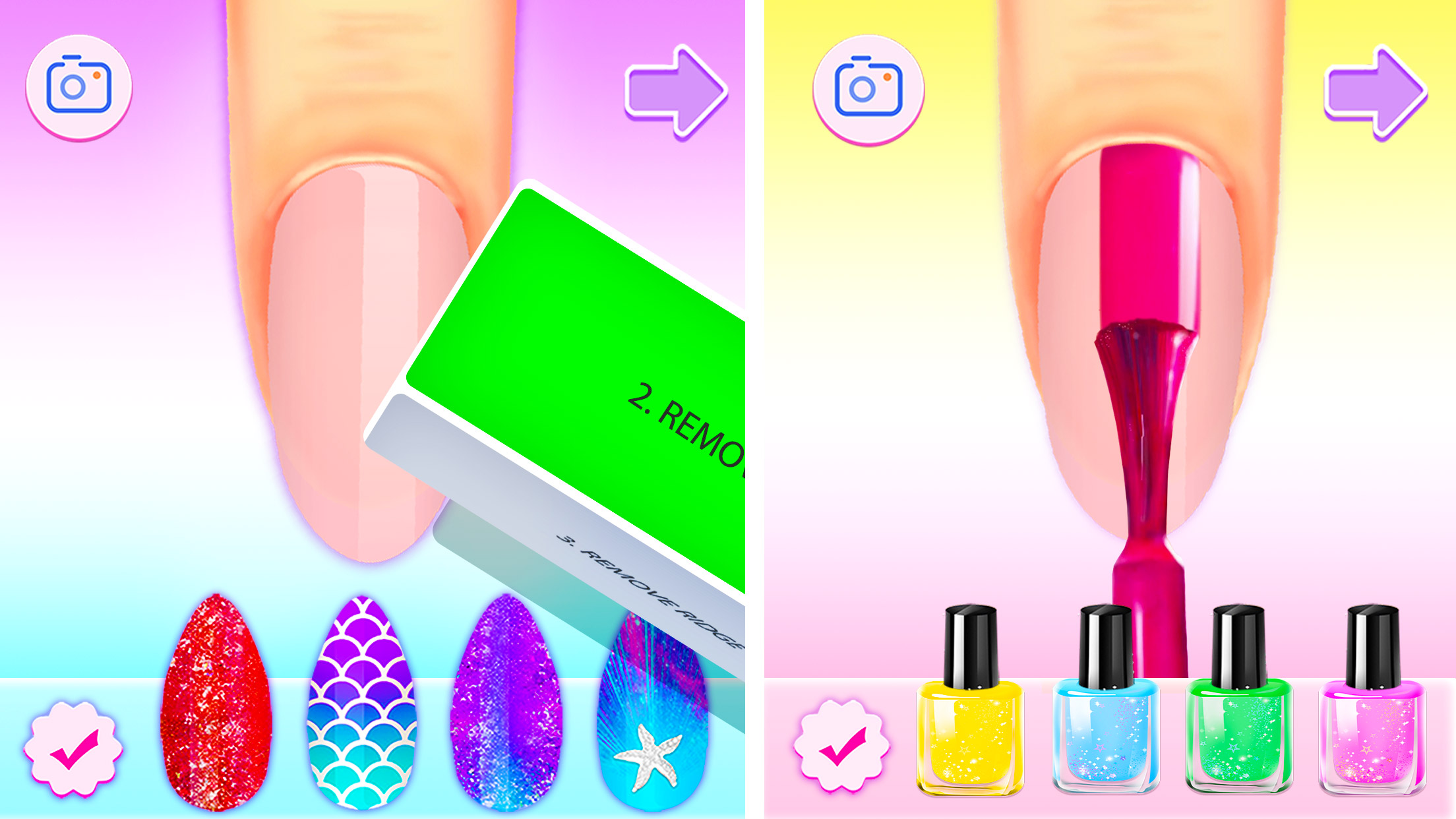 اسکرین شات 6 بازی Nail Salon: Fun Makeup Games
