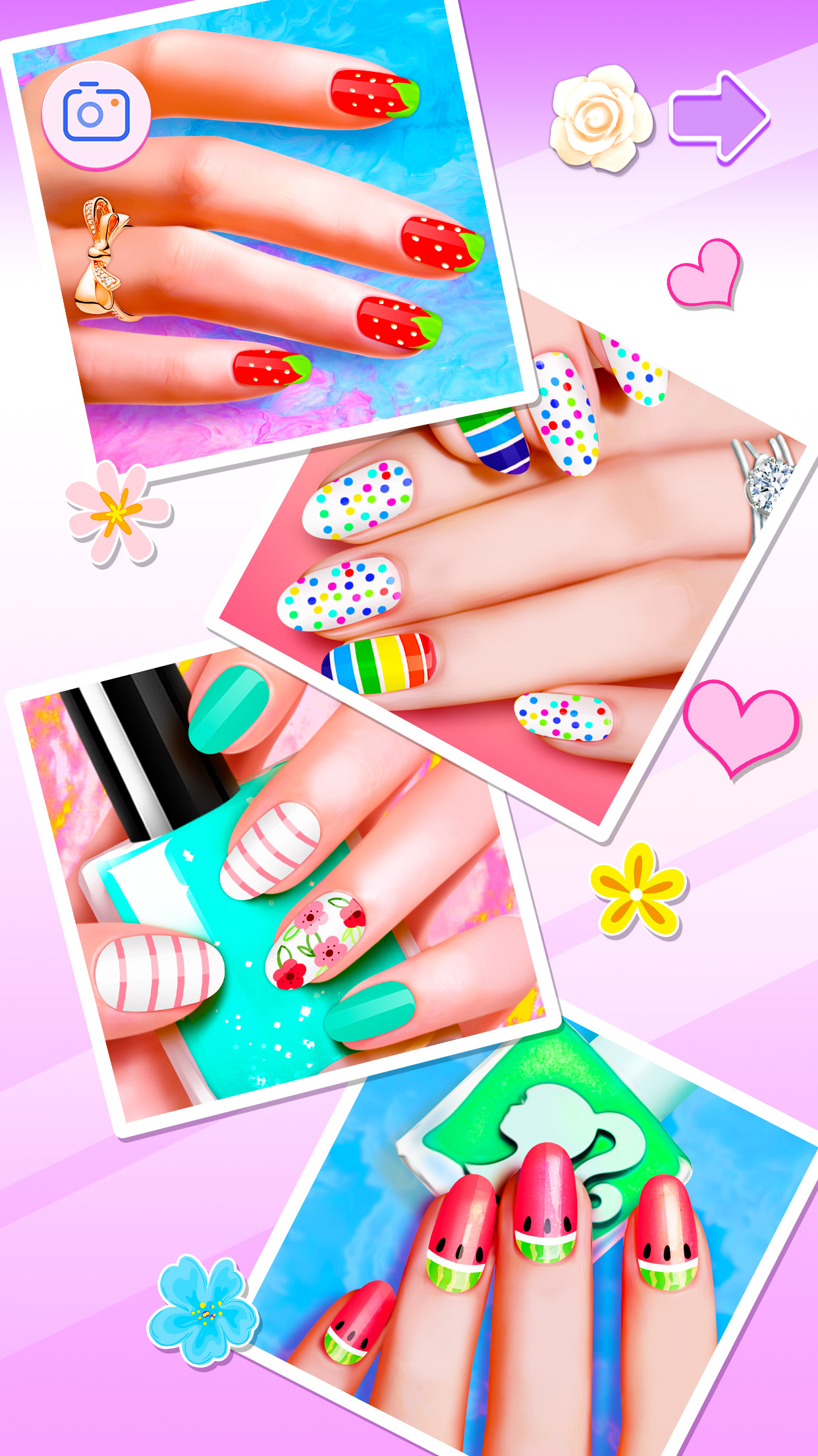 اسکرین شات 5 بازی Nail Salon: Fun Makeup Games