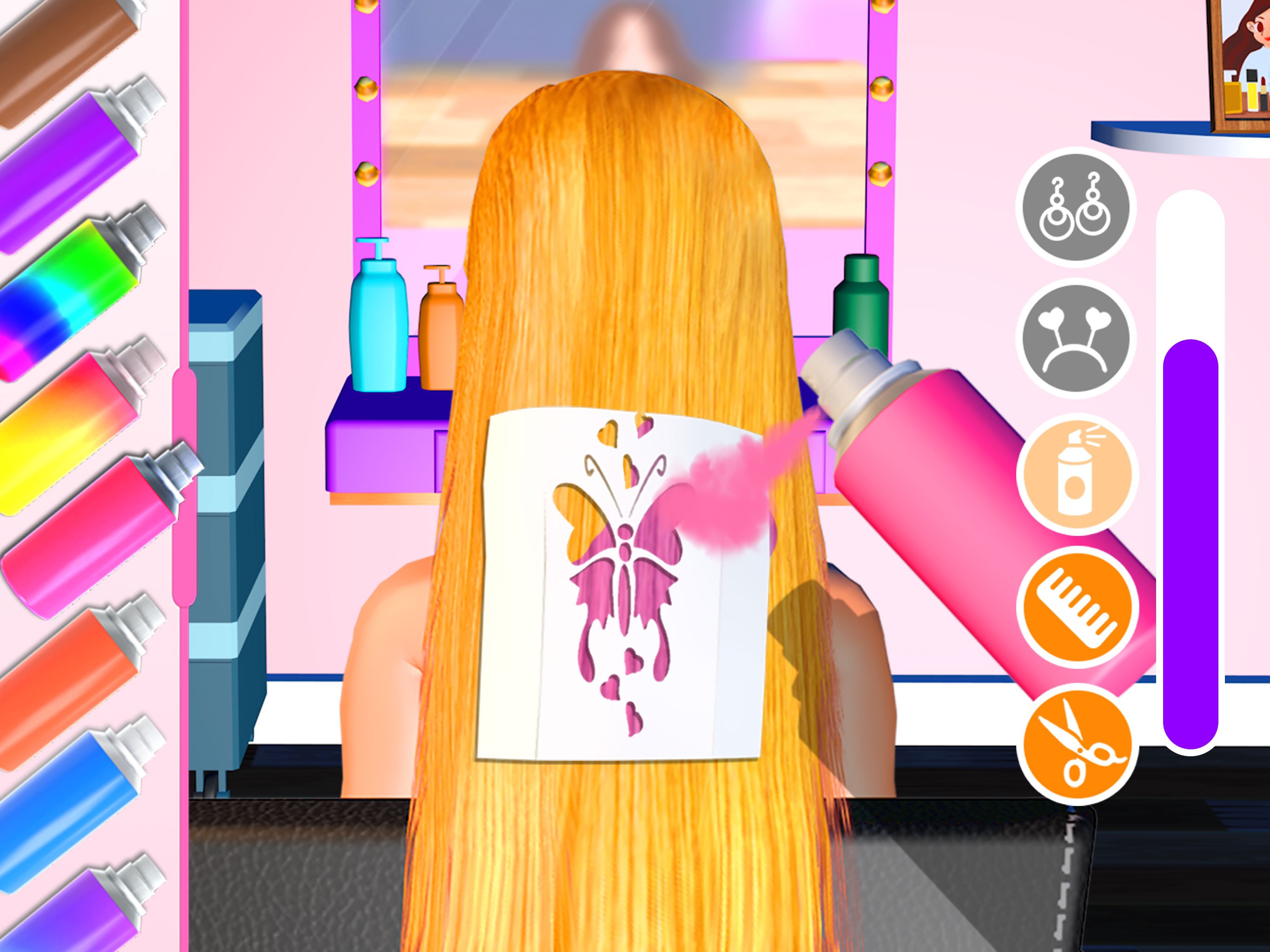 اسکرین شات 1 بازی Hair Salon Makeover Girl Games