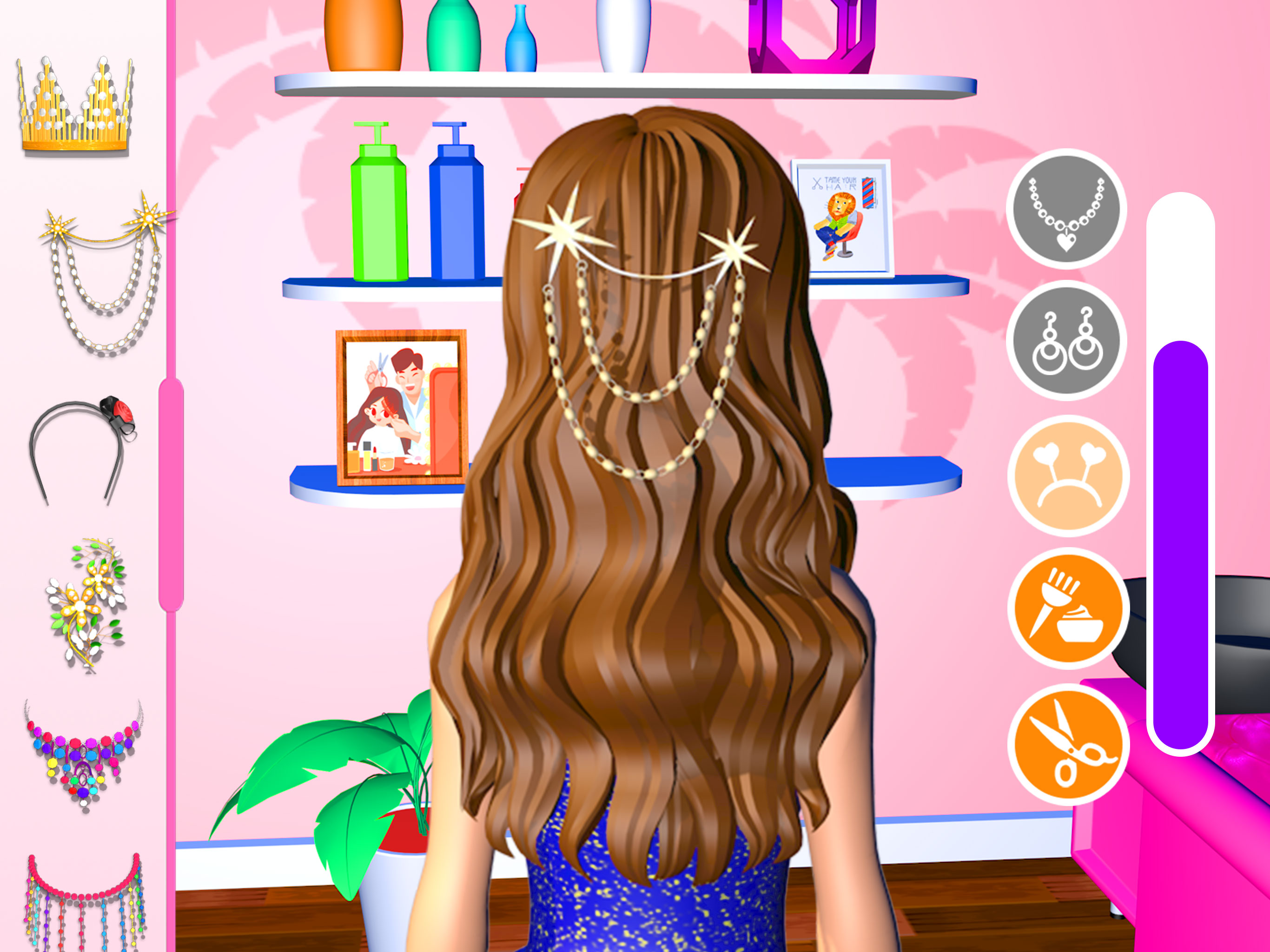 اسکرین شات 5 بازی Hair Salon Makeover Girl Games