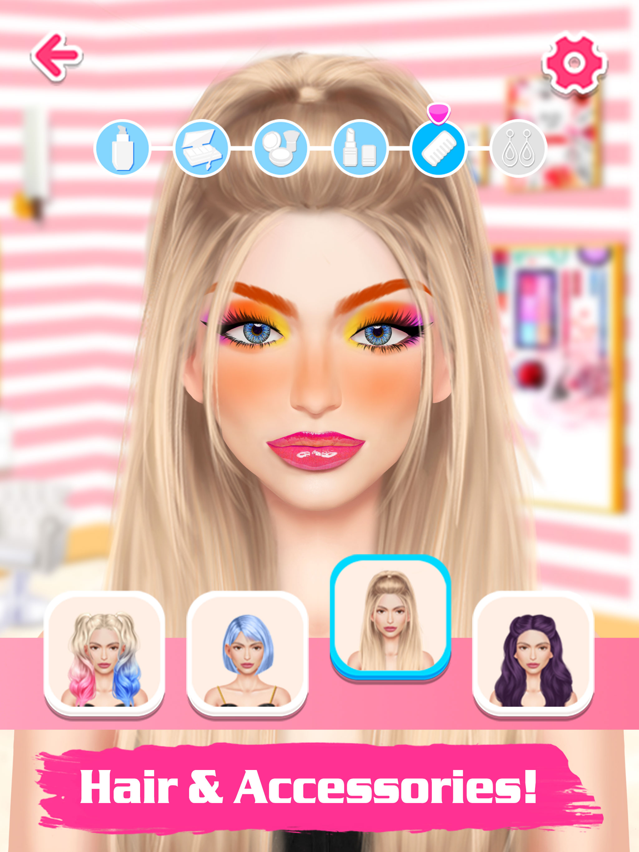 اسکرین شات 4 بازی Makeup Games: Make Up Artist