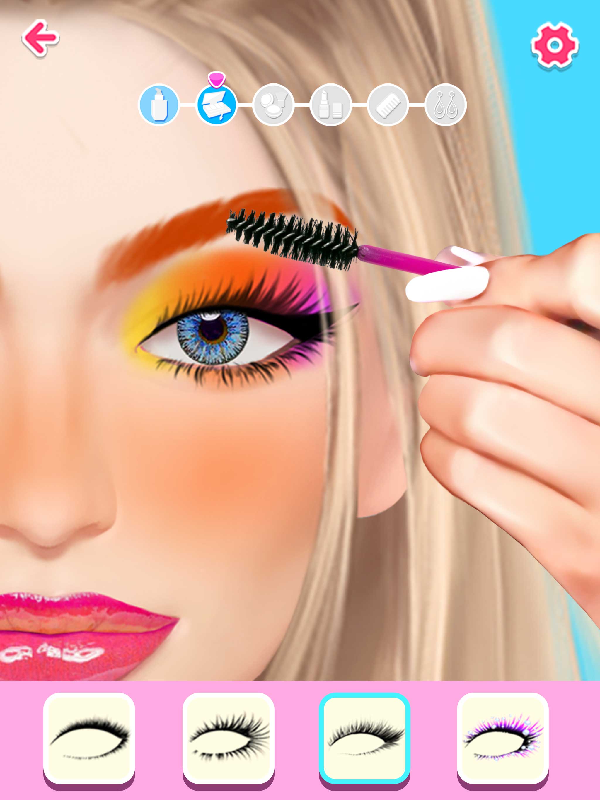 اسکرین شات 3 بازی Makeup Games: Make Up Artist