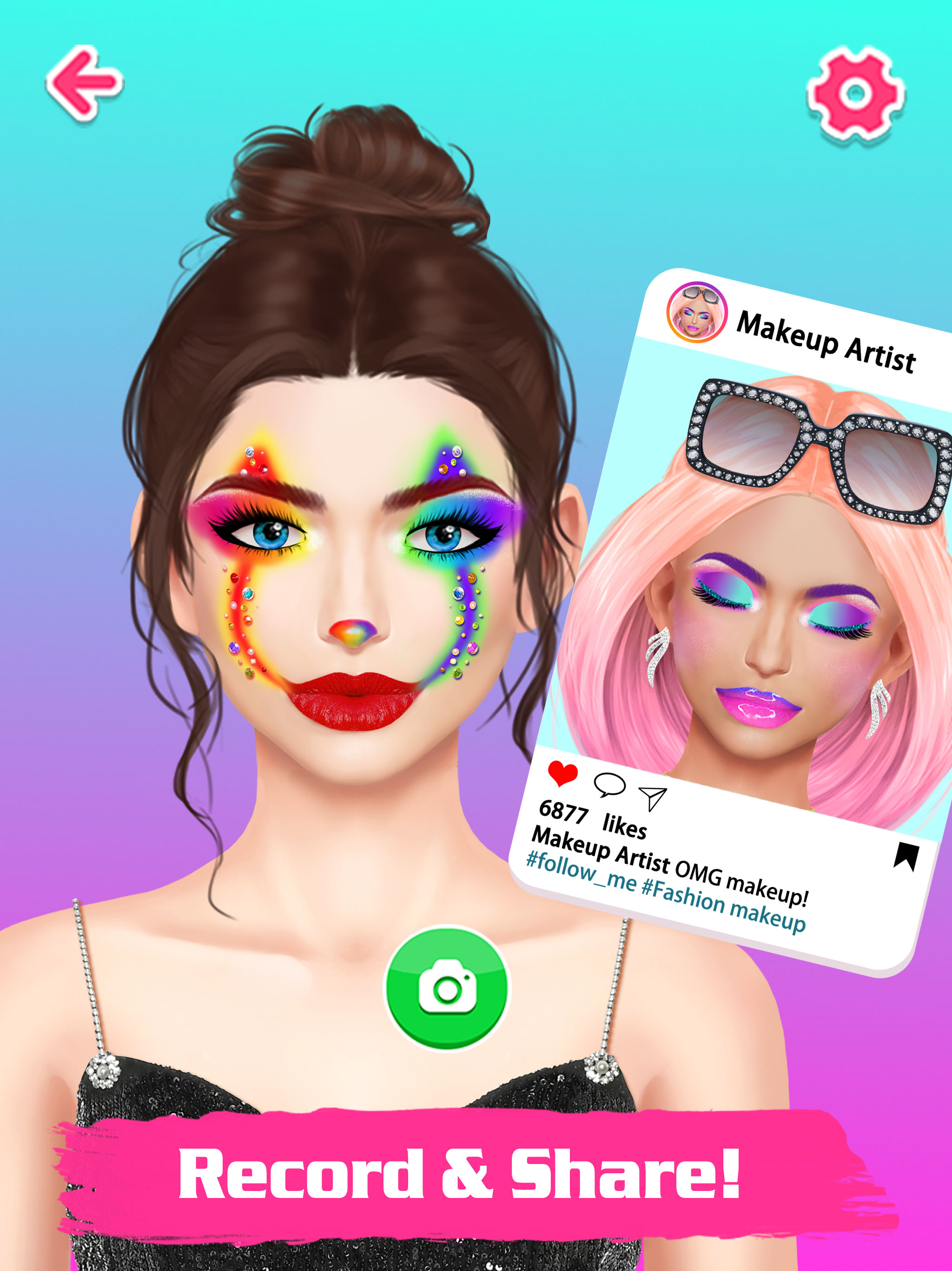 اسکرین شات 6 بازی Makeup Games: Make Up Artist