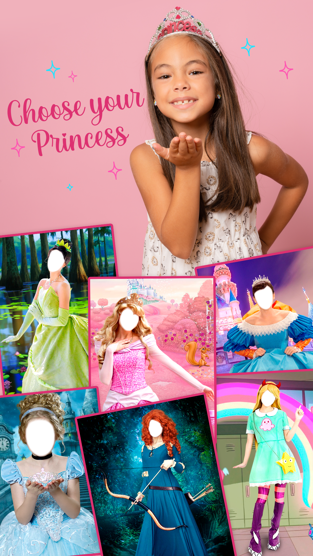 اسکرین شات 1 برنامه Princess Hairstyles