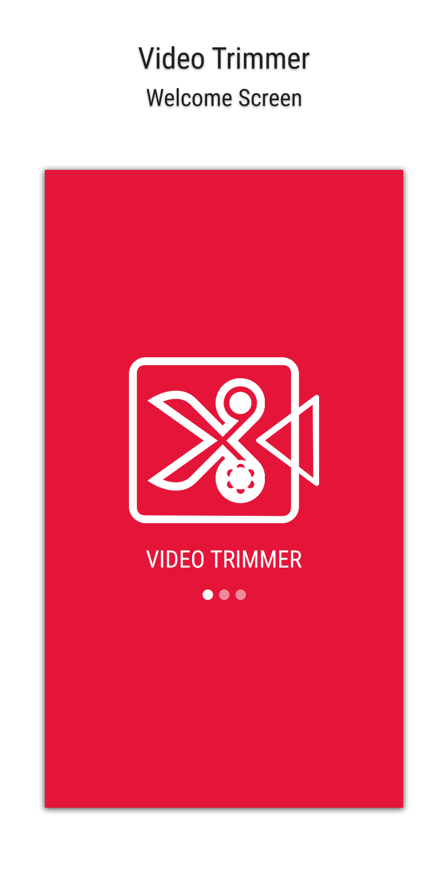 اسکرین شات 1 برنامه Video Trimmer - Video Cutter