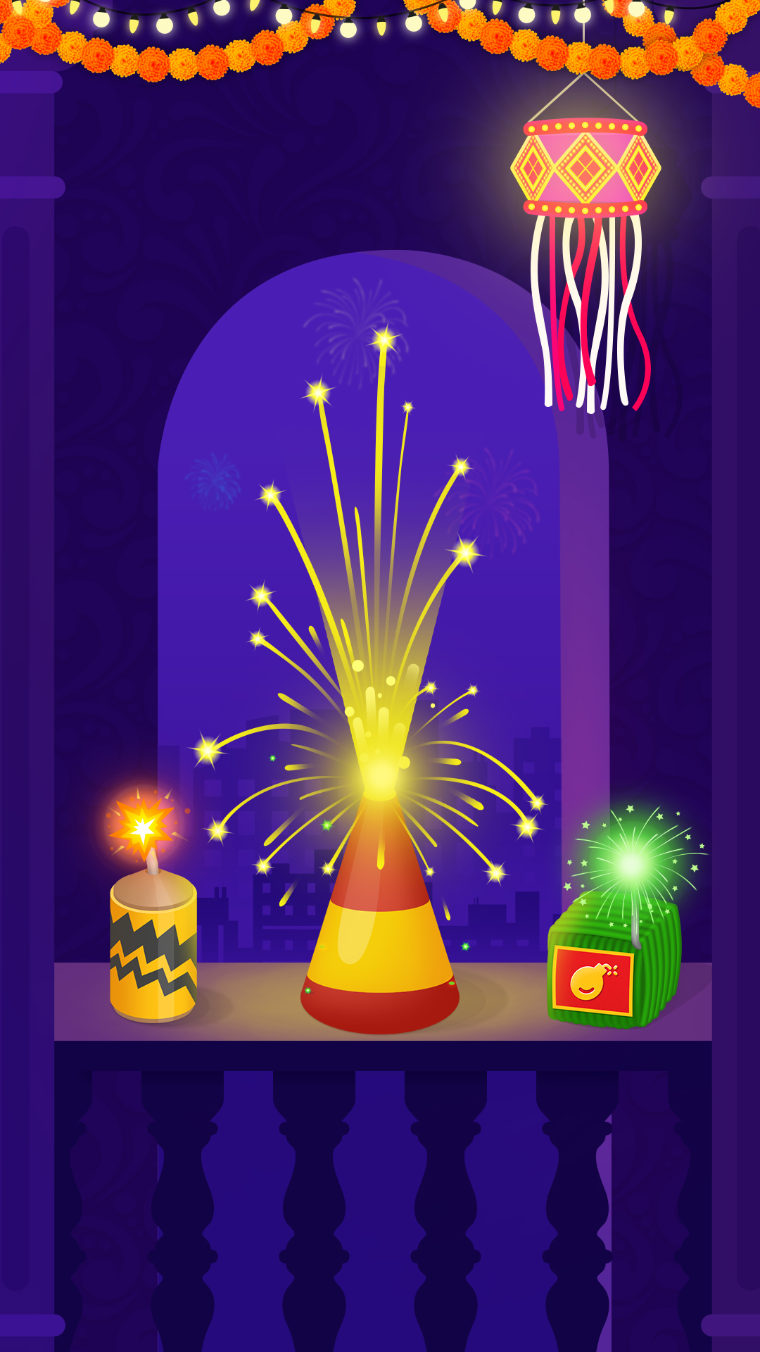 اسکرین شات 5 بازی Diwali Crackers Simulator Game