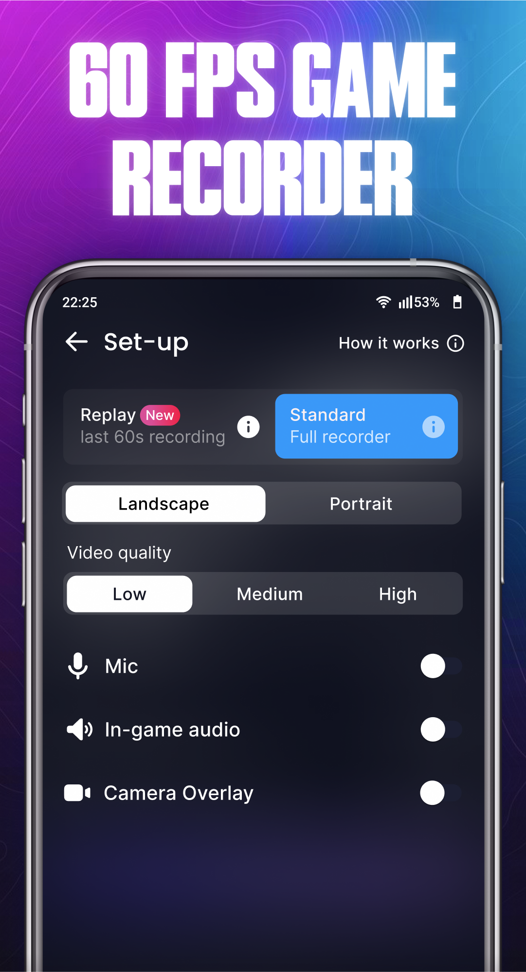 اسکرین شات 1 برنامه Glip Screen Recorder