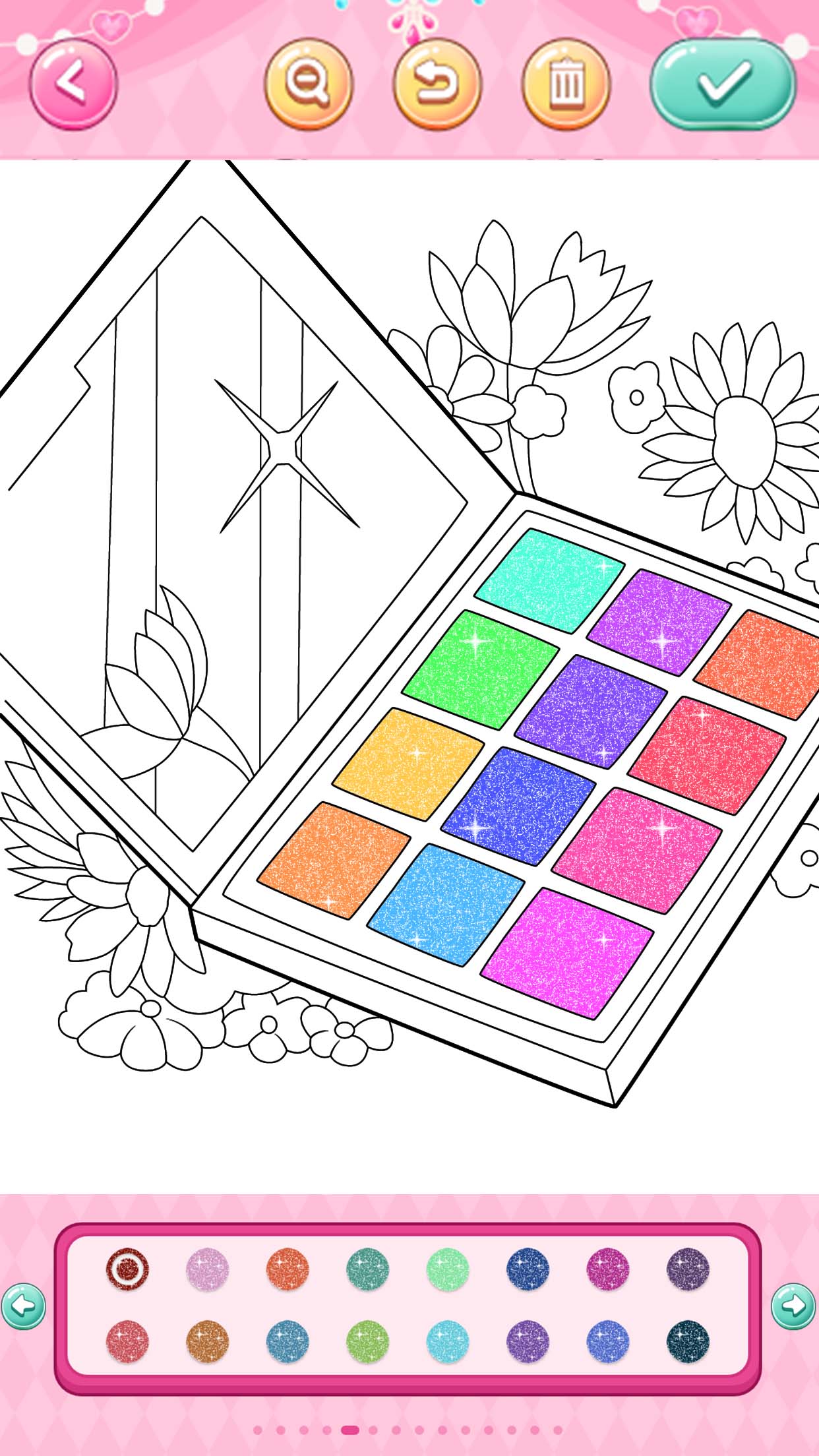 اسکرین شات 5 بازی Glitter Beauty Color For Kids