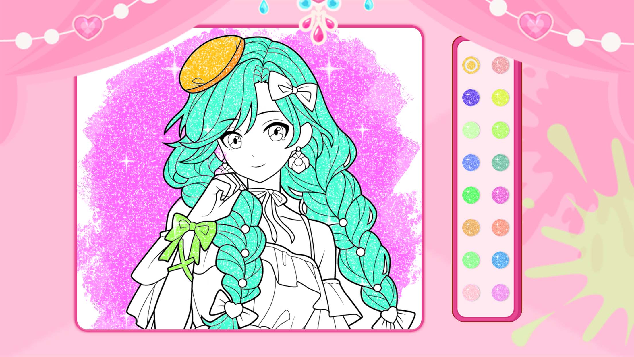 اسکرین شات 7 بازی Glitter Beauty Color For Kids