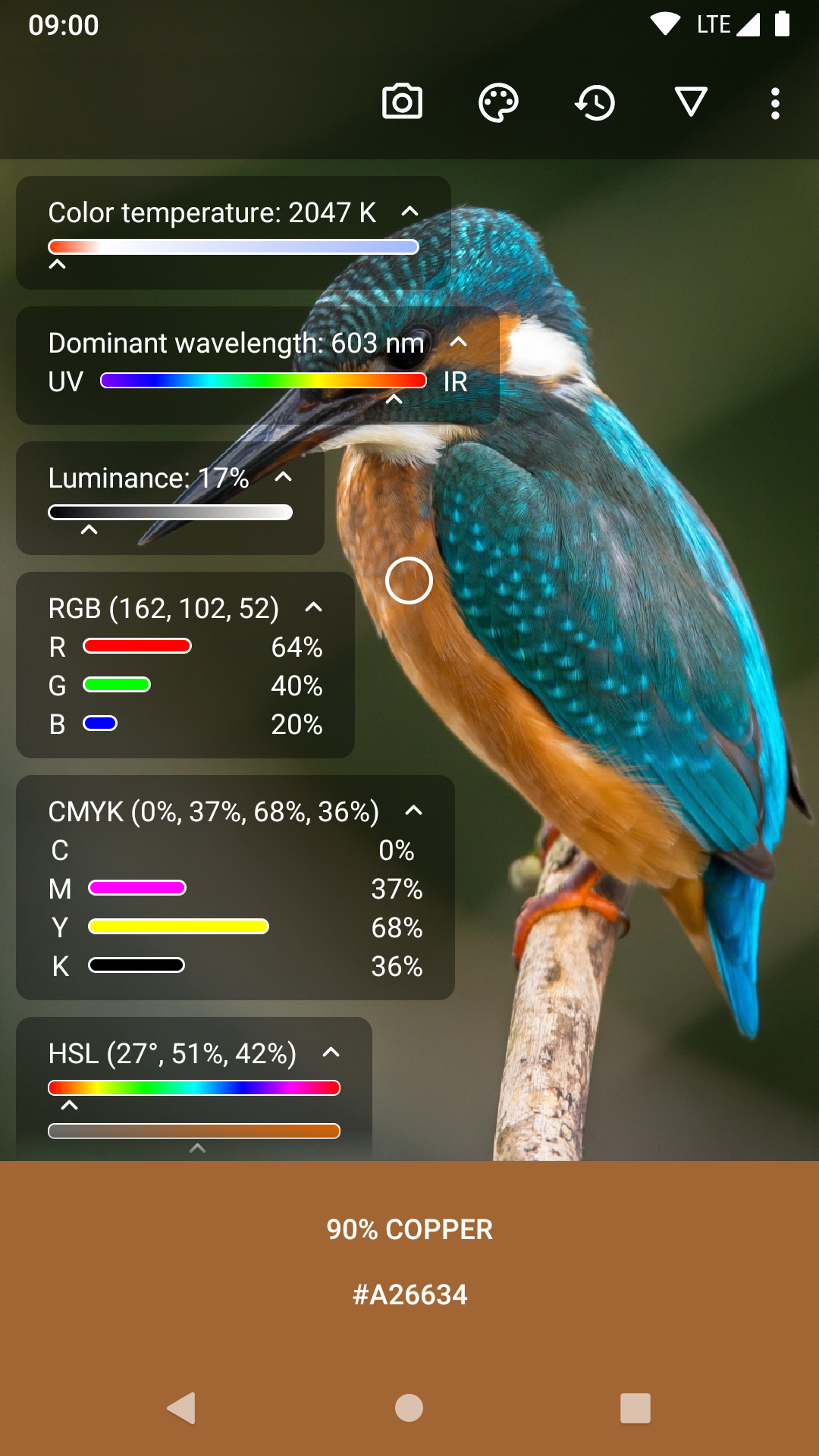 اسکرین شات 2 برنامه Color Picker