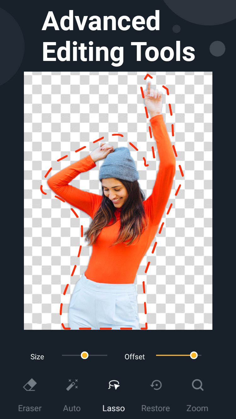 اسکرین شات 1 برنامه Background Eraser
