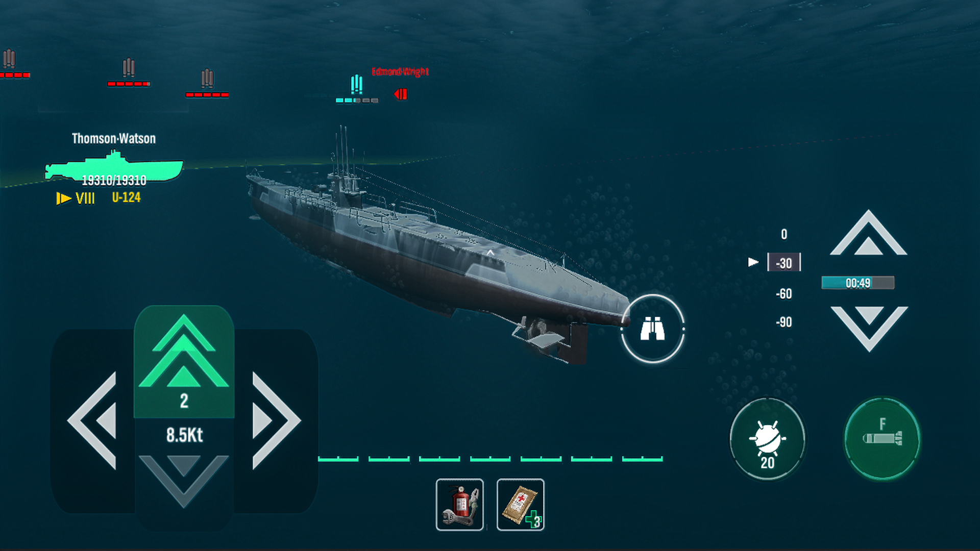 اسکرین شات 1 بازی Warship World War : WW2