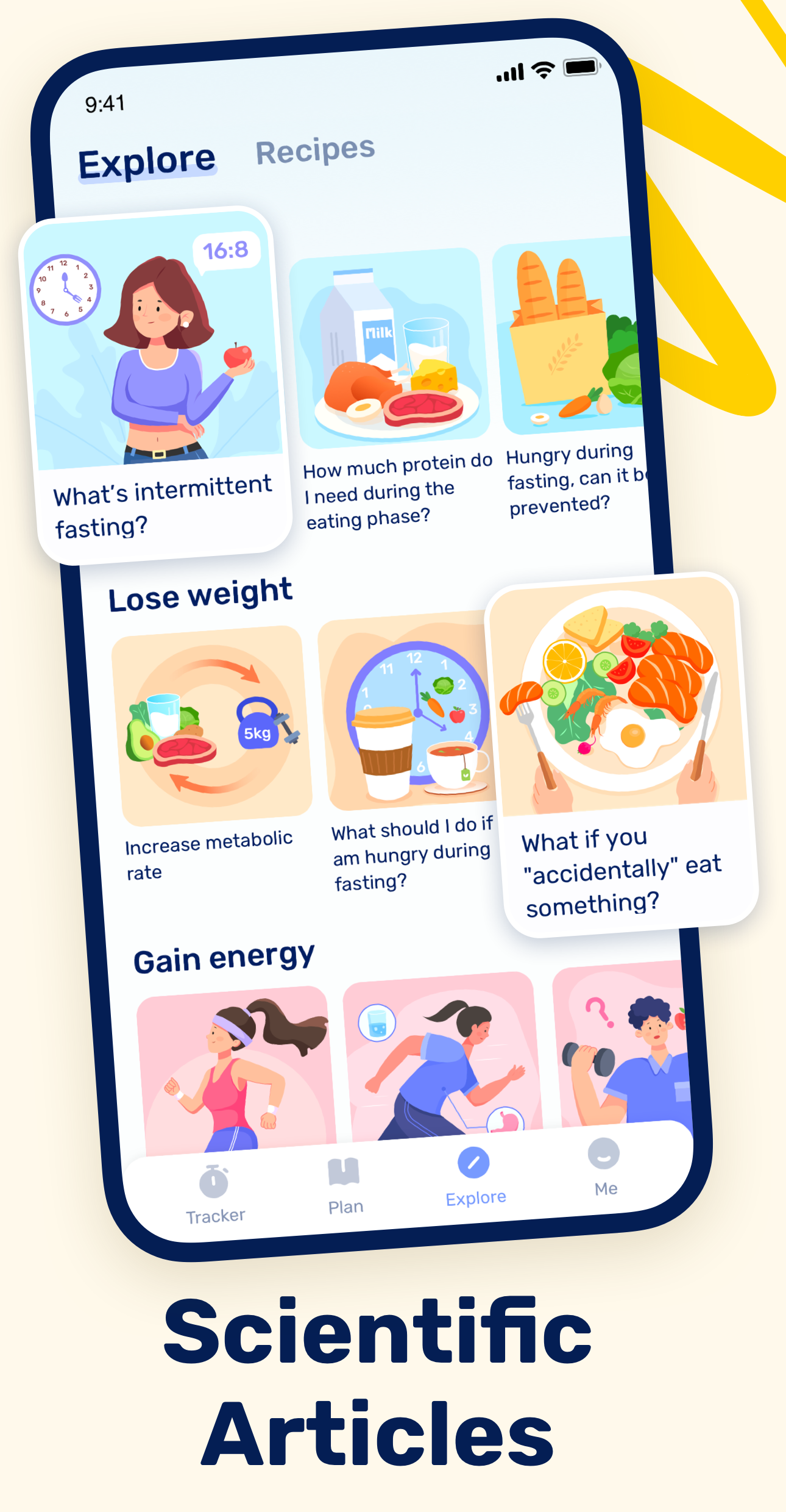 اسکرین شات 4 برنامه GoFasting Intermittent Fasting