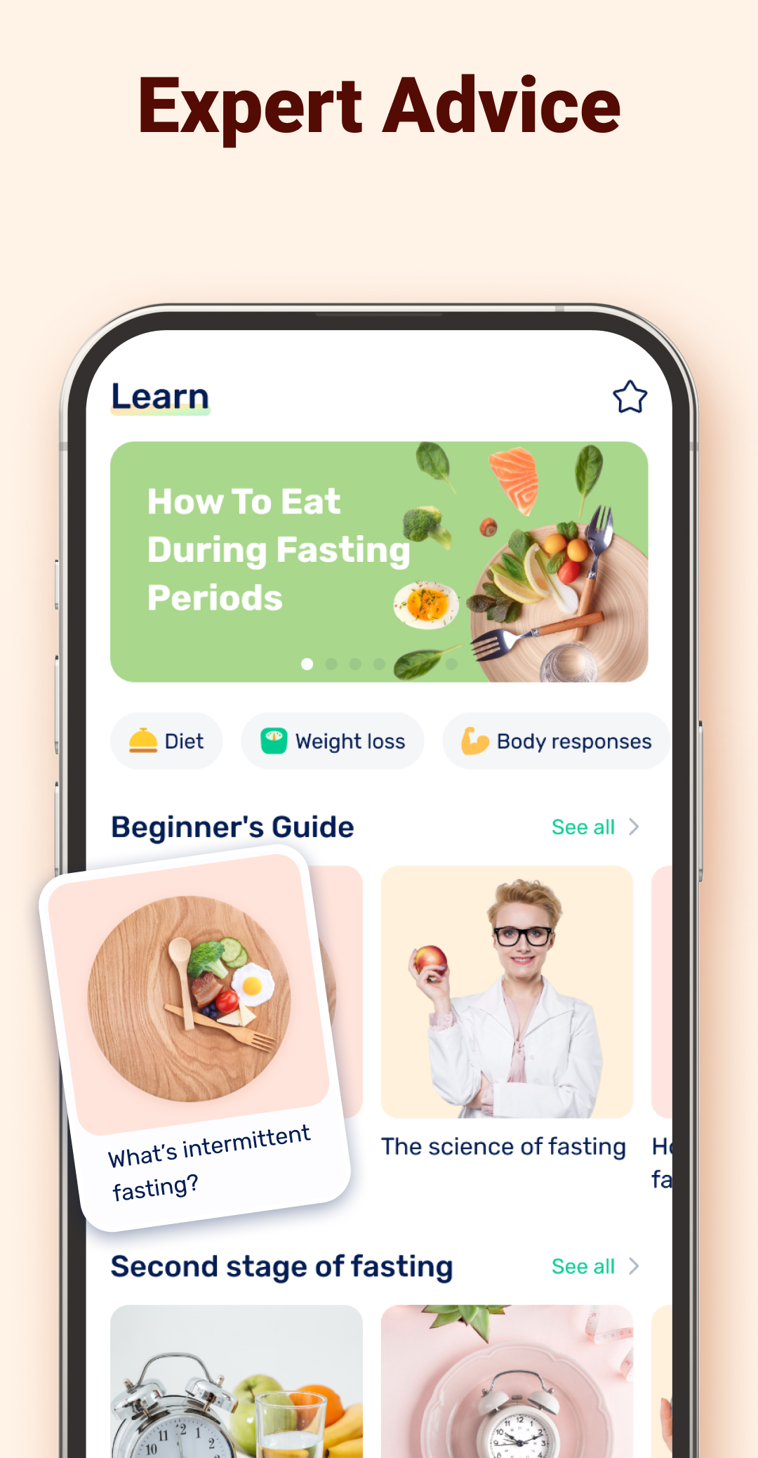 اسکرین شات 5 برنامه GoFasting Intermittent Fasting