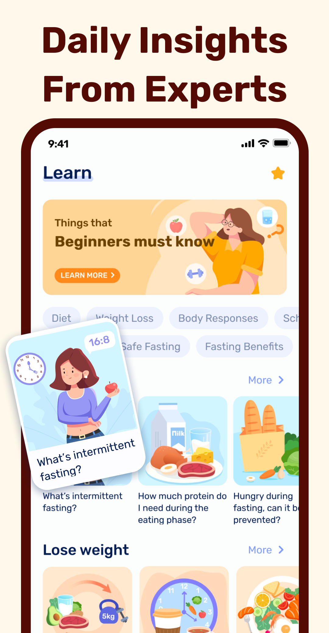 اسکرین شات 7 برنامه GoFasting Intermittent Fasting