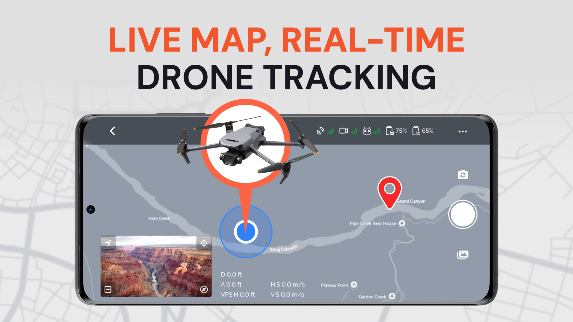 اسکرین شات 3 برنامه Fly Go 4 App: Drone Controller