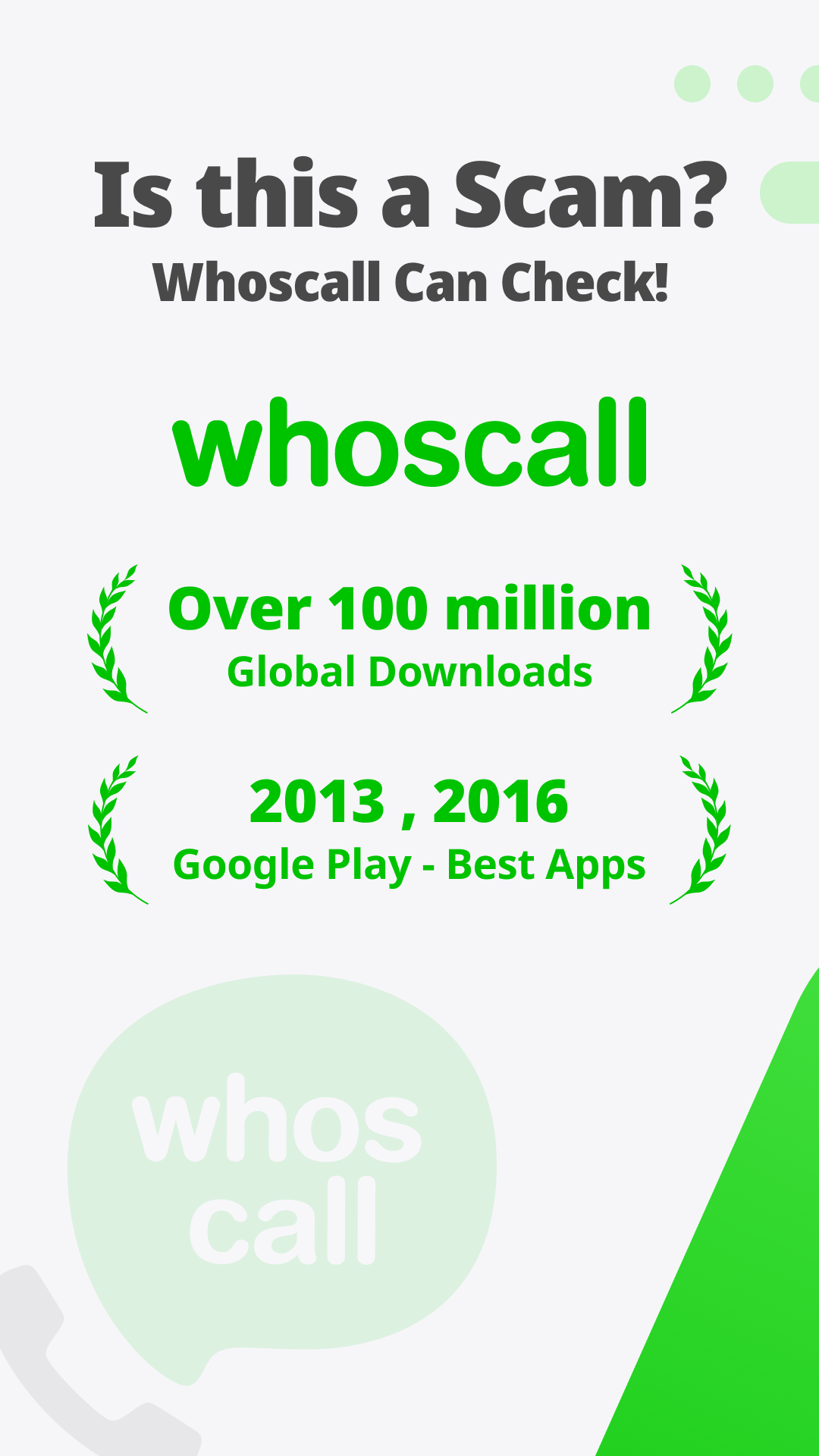 اسکرین شات 1 برنامه Whoscall - Caller ID & Block