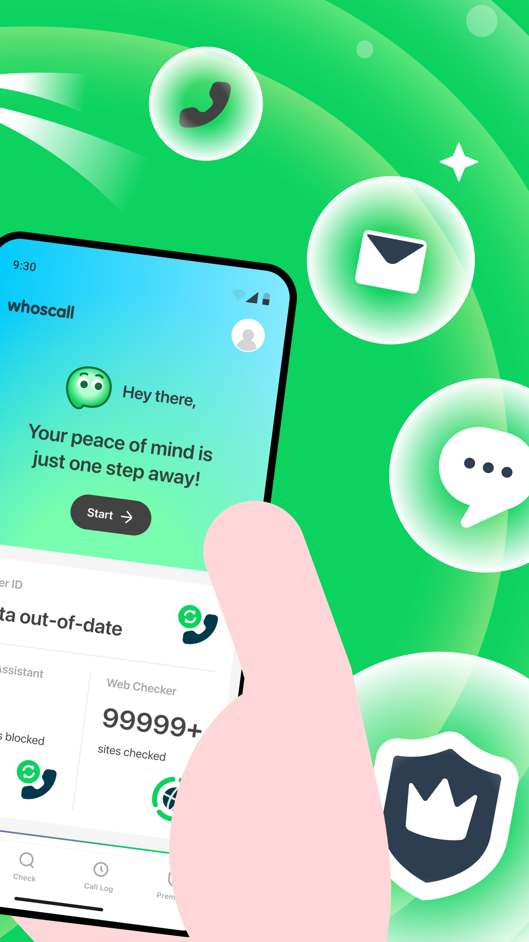 اسکرین شات 2 برنامه Whoscall: Safer Together