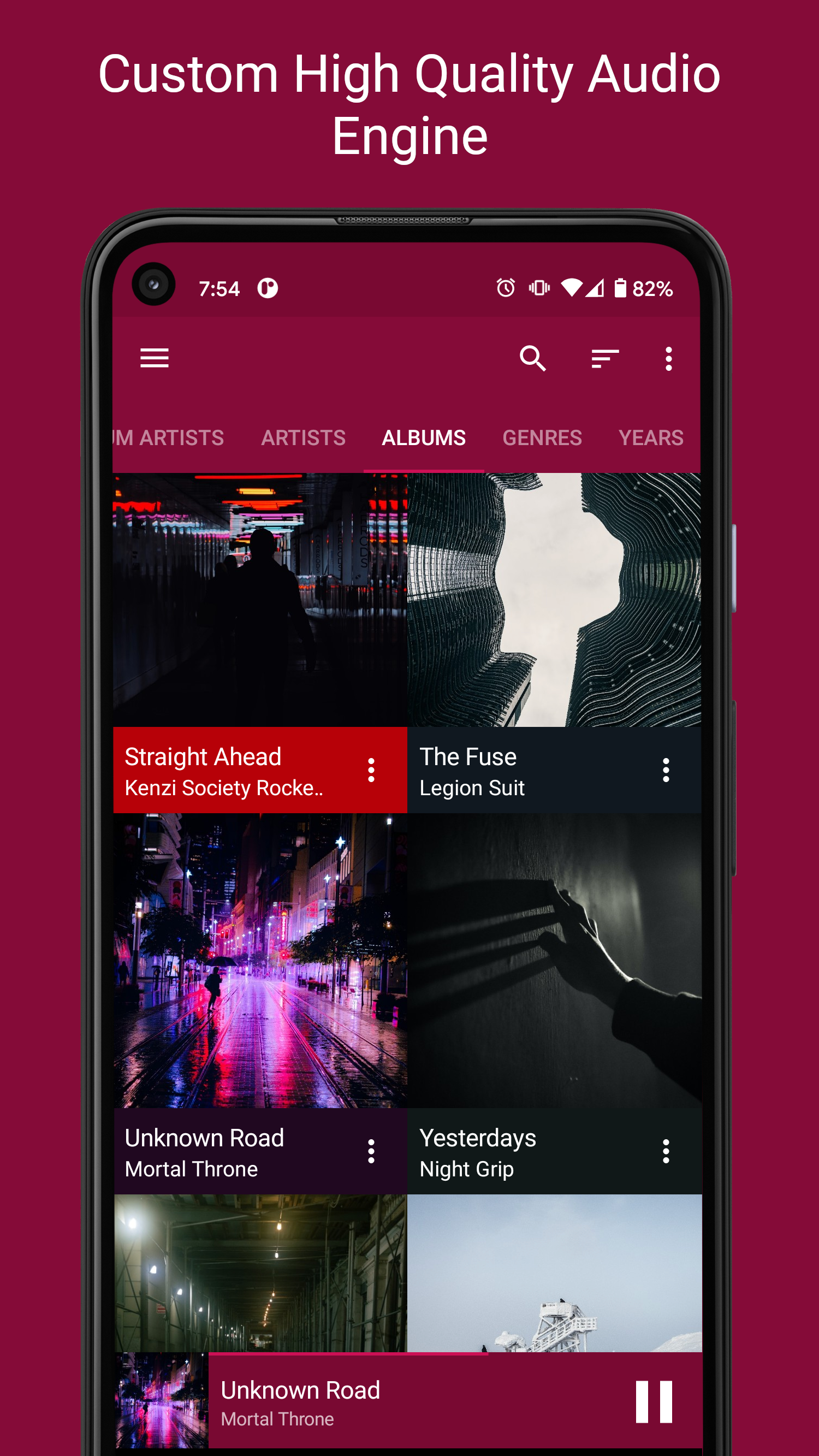 اسکرین شات 2 برنامه GoneMAD Music Player (Trial)