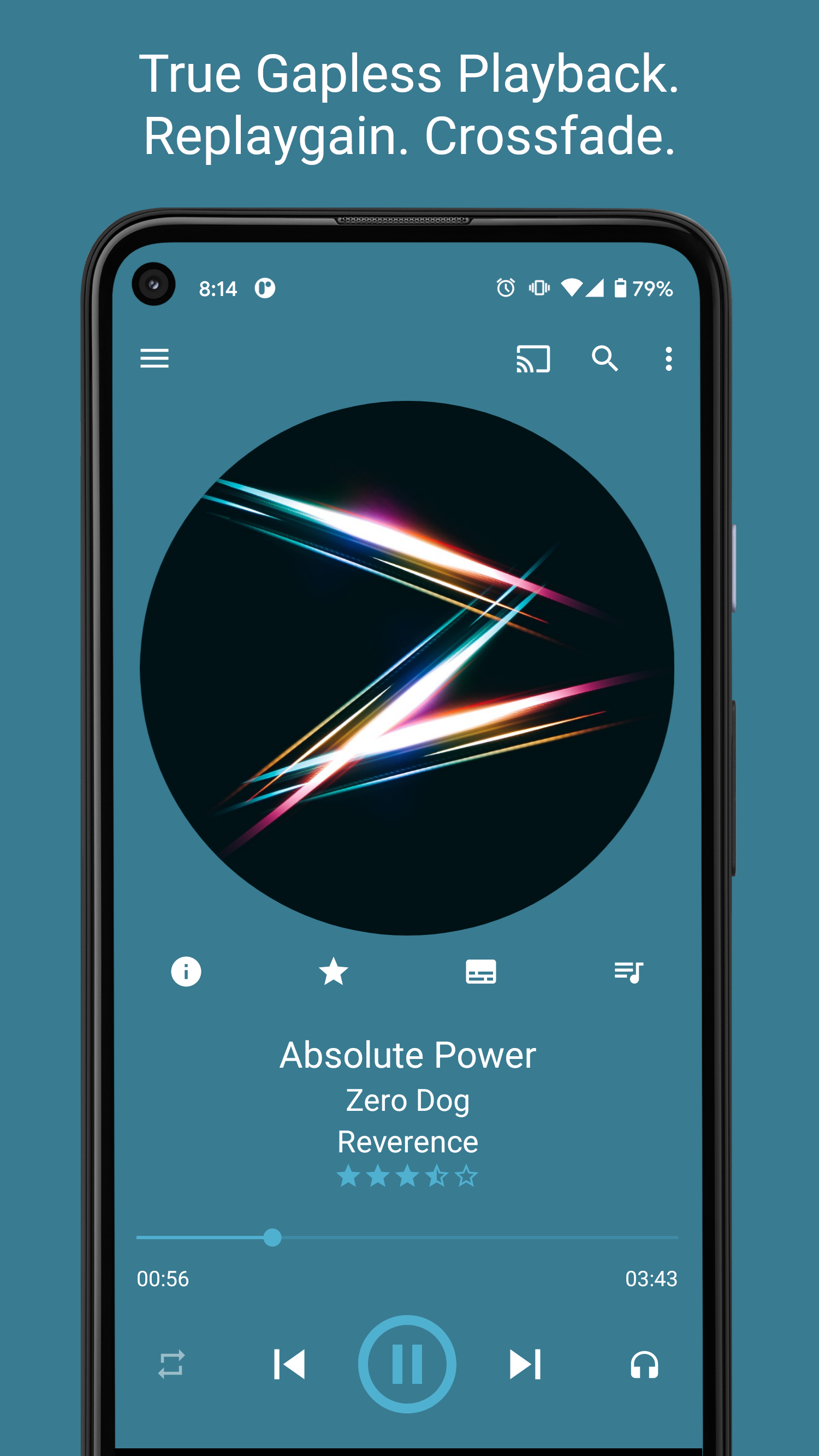 اسکرین شات 5 برنامه GoneMAD Music Player (Trial)