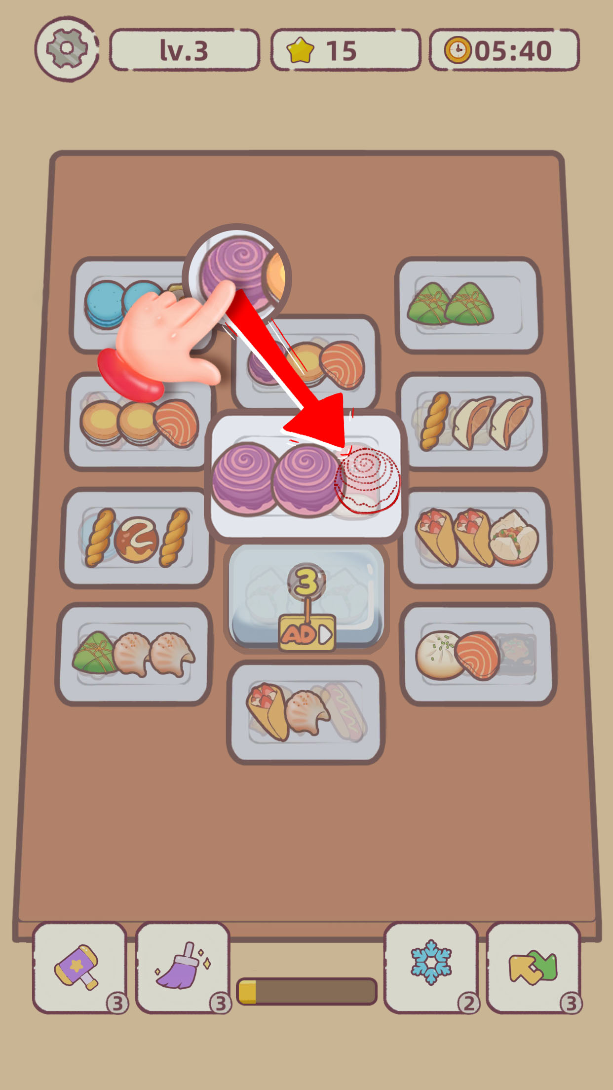 اسکرین شات 2 بازی Goods Sorting: Snack Sort Game