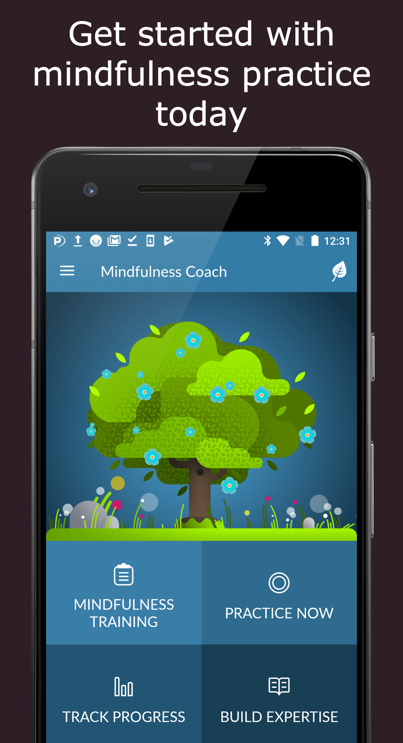 اسکرین شات 1 برنامه Mindfulness Coach