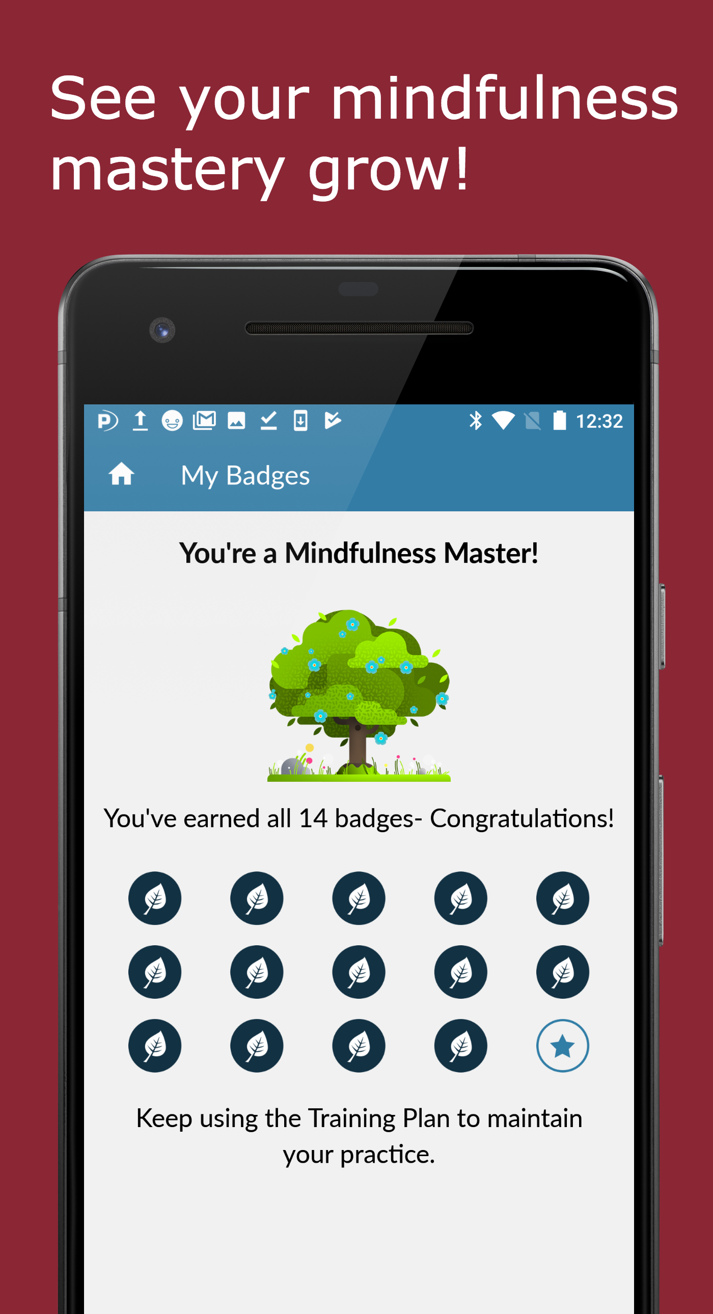 اسکرین شات 3 برنامه Mindfulness Coach