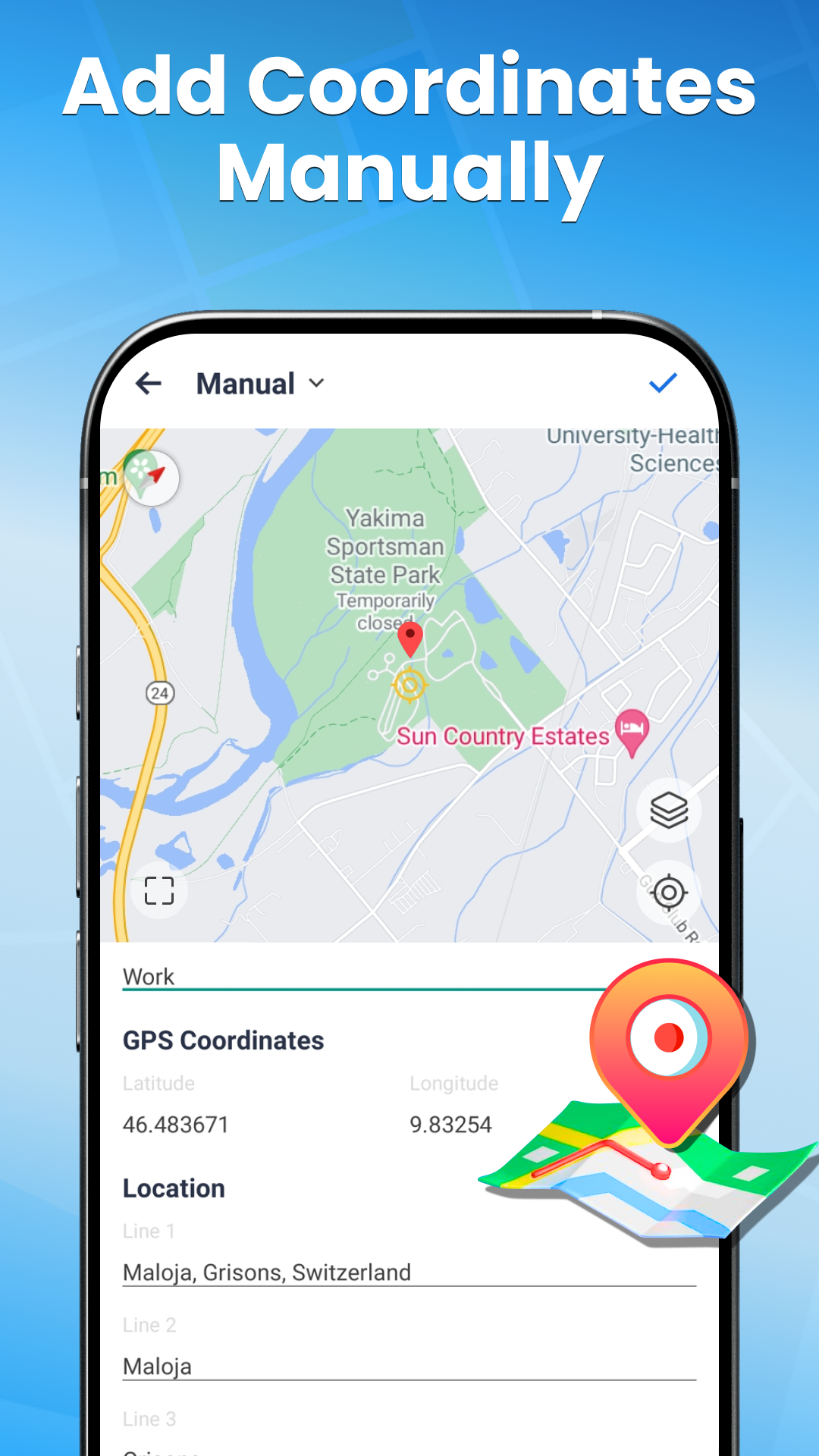 اسکرین شات 4 برنامه GPS Location Camera& Timestamp