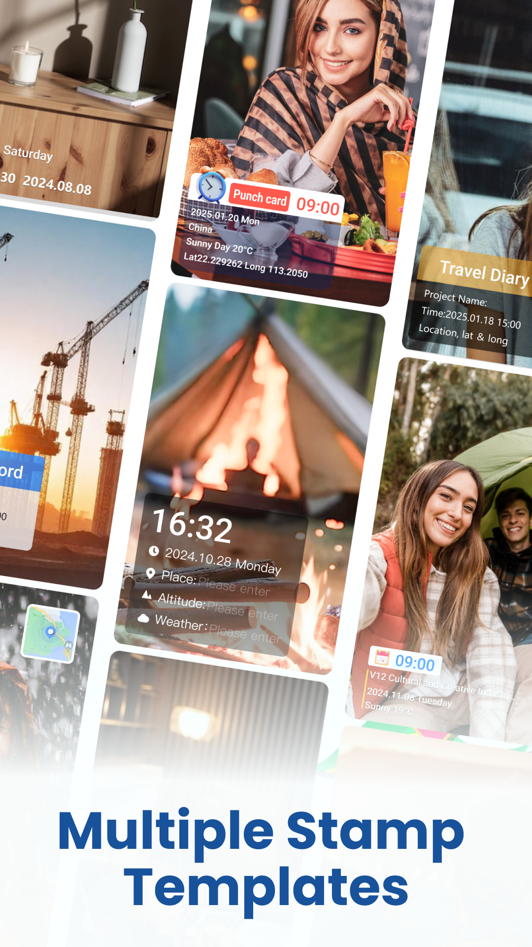 اسکرین شات 5 برنامه GPS Location Camera& Timestamp