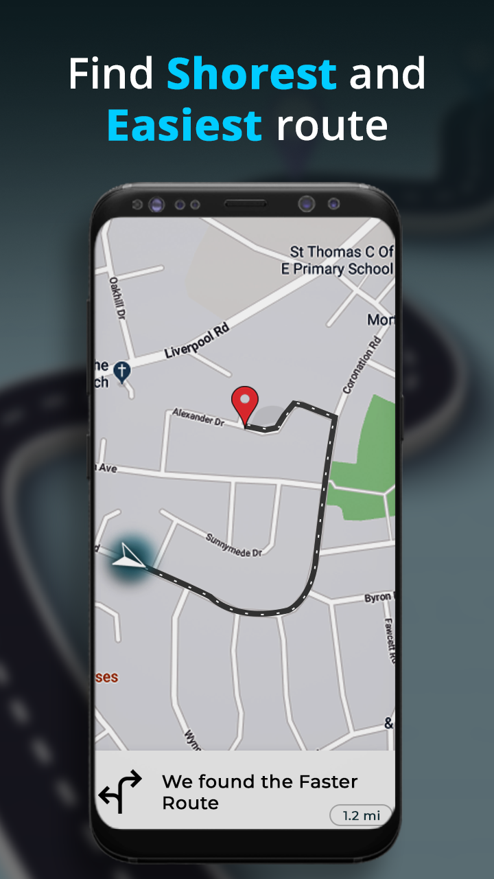 اسکرین شات 4 برنامه GPS Navigation & Directions-Ro
