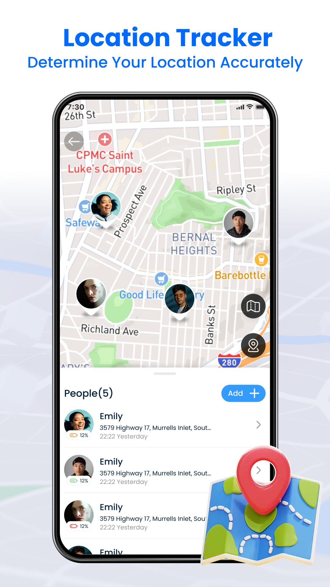 اسکرین شات 2 برنامه Phone Tracker and GPS Tracker