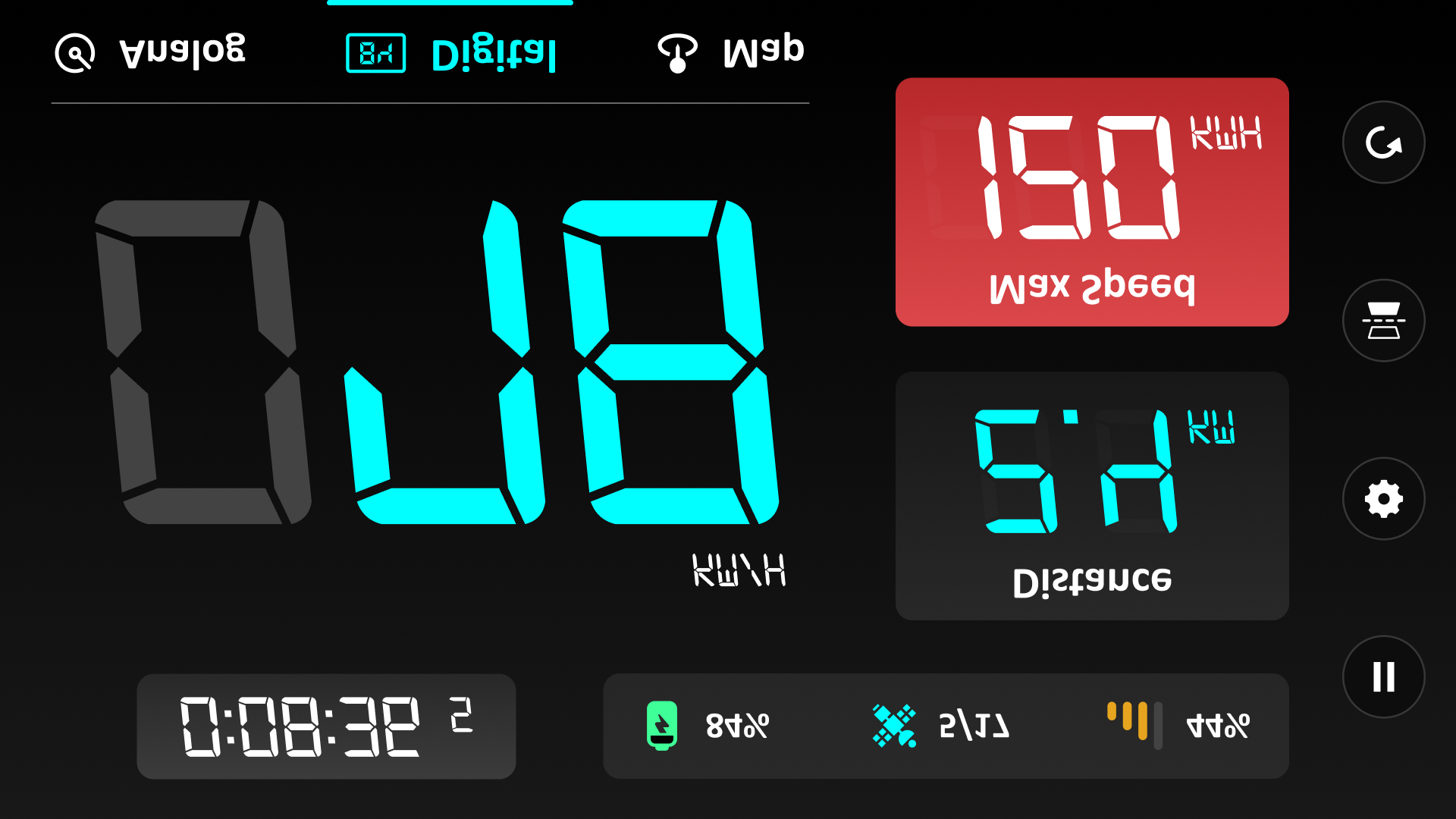 اسکرین شات 7 برنامه GPS Speedometer - Odometer App