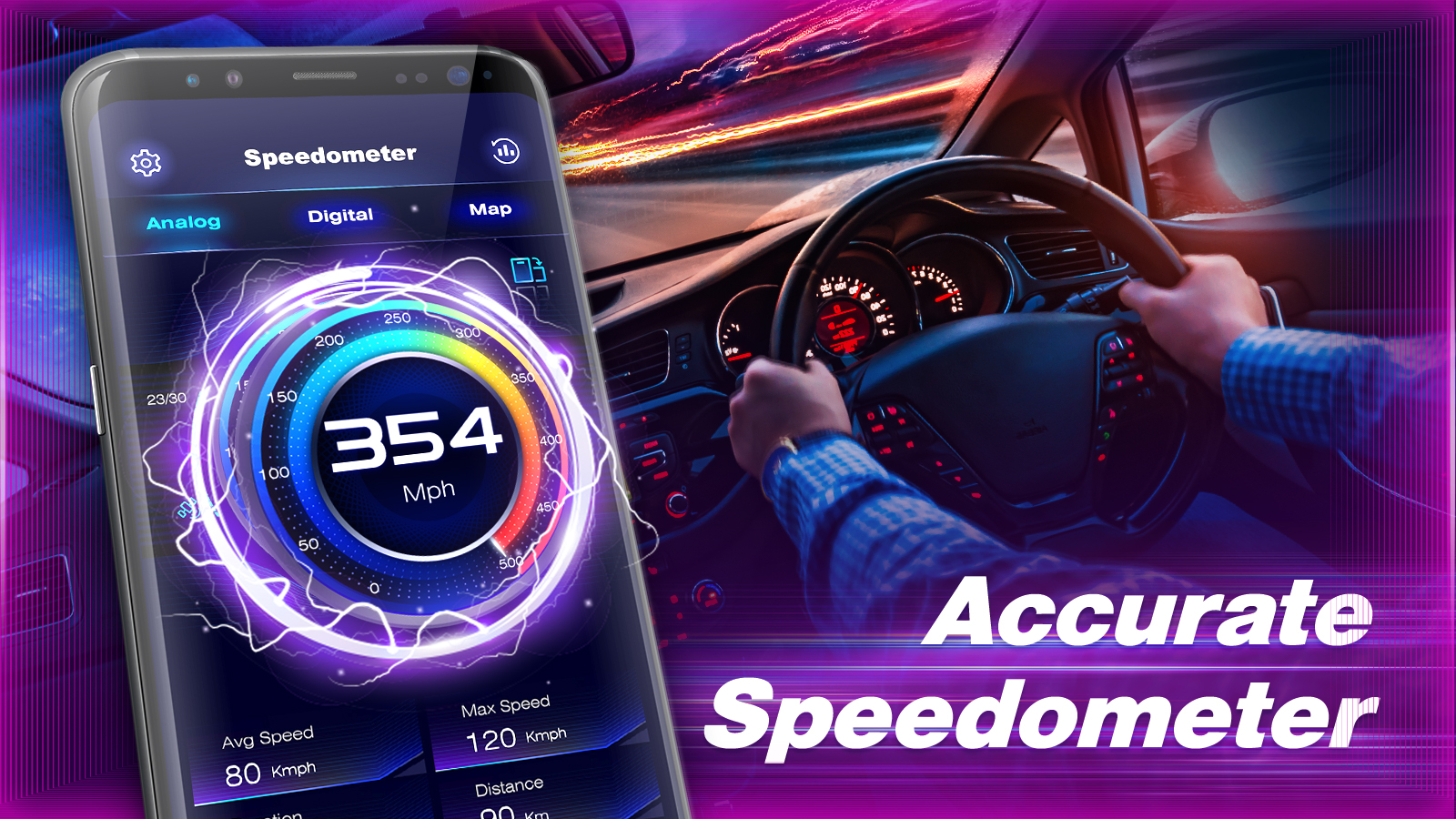 اسکرین شات 8 برنامه GPS Speedometer and Odometer