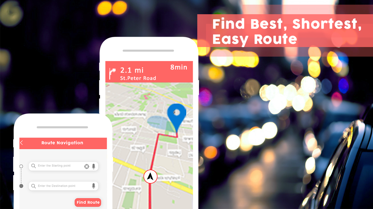 اسکرین شات 6 برنامه Live Navigation GPS: Earth Map