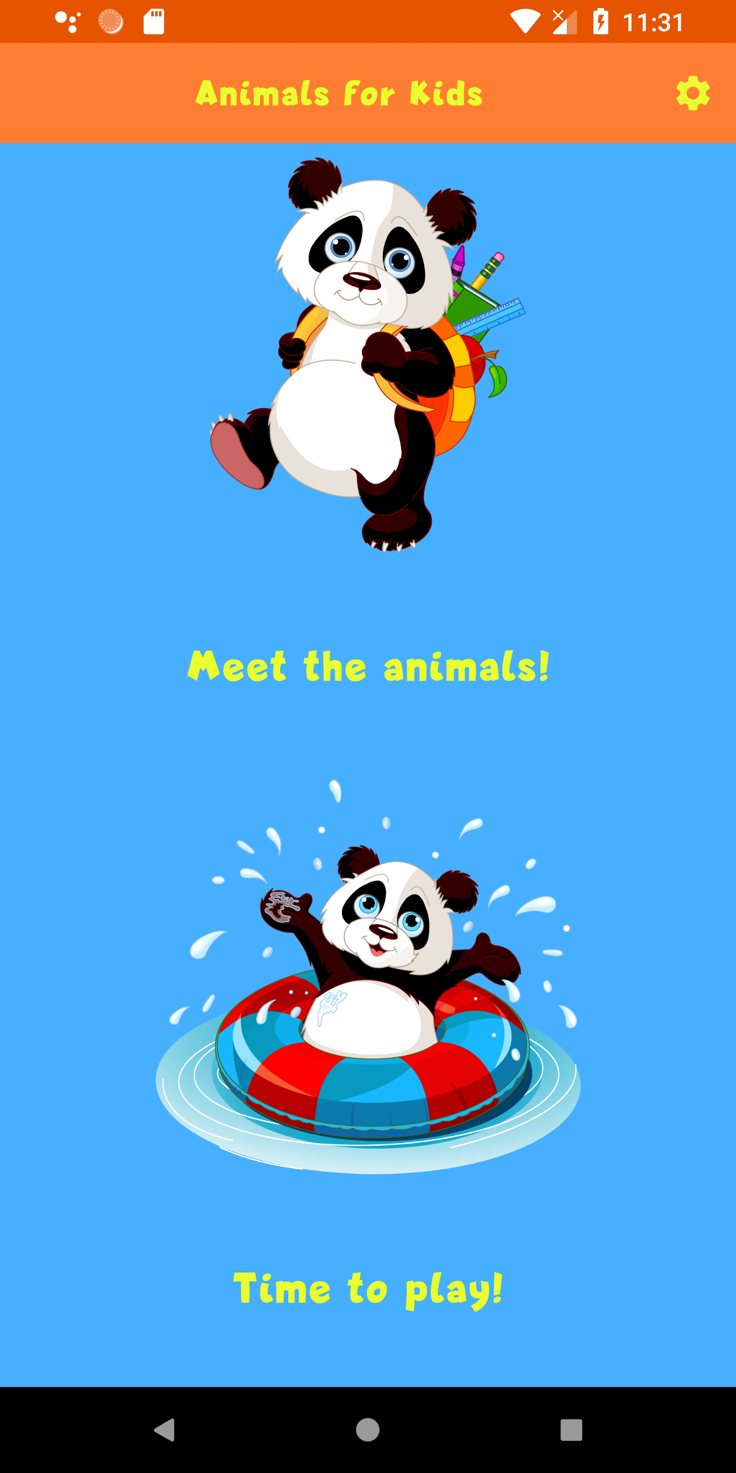 اسکرین شات 6 برنامه Animals for Kids
