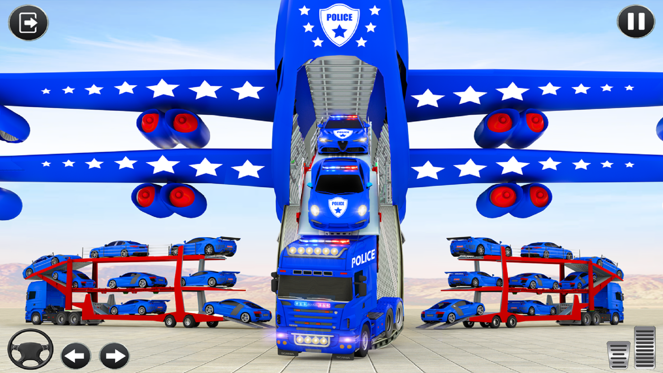 اسکرین شات 5 بازی Police Vehicle Cargo Truck Sim