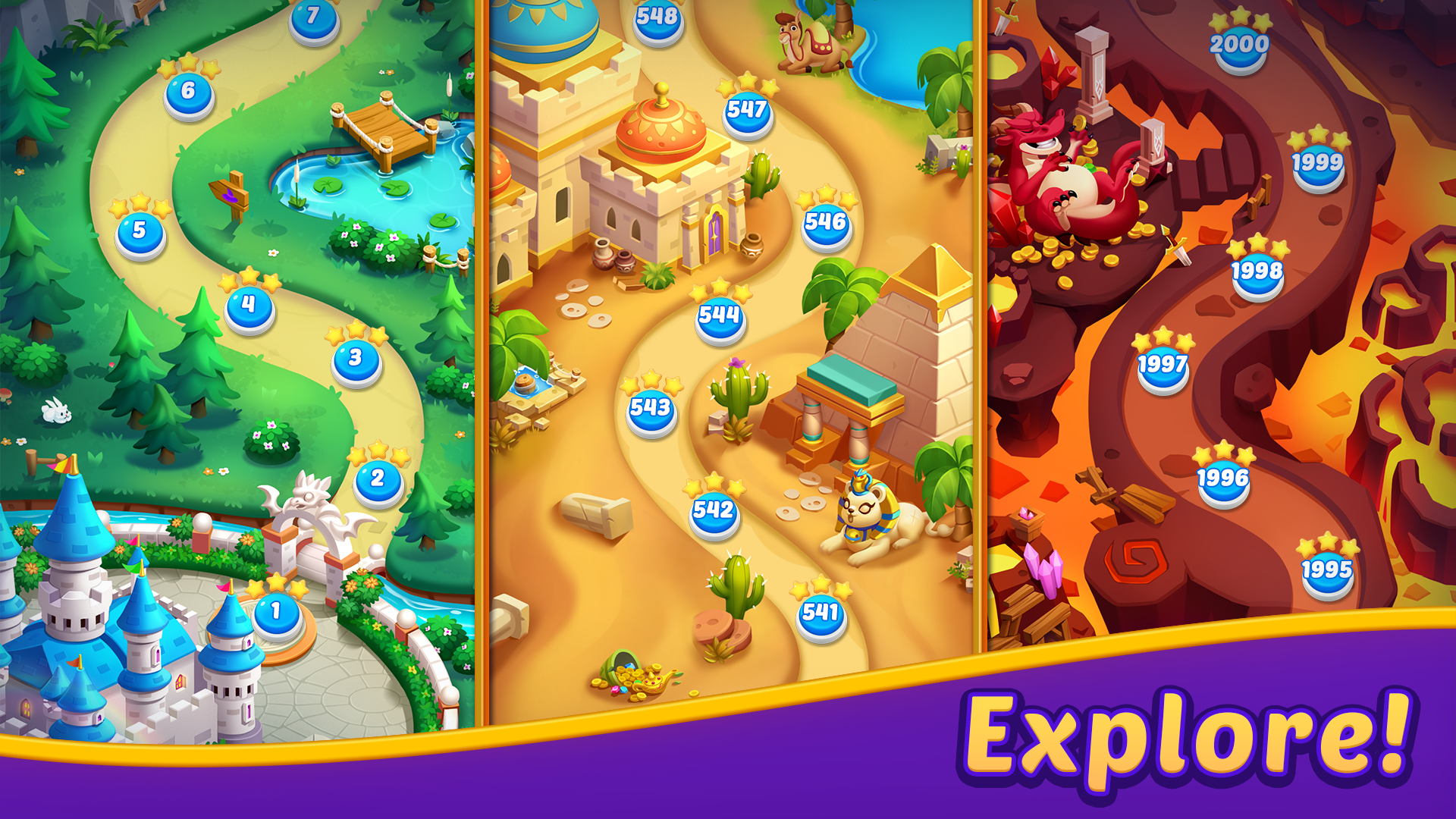 اسکرین شات 5 بازی Jewel Match Dragon - No Wifi