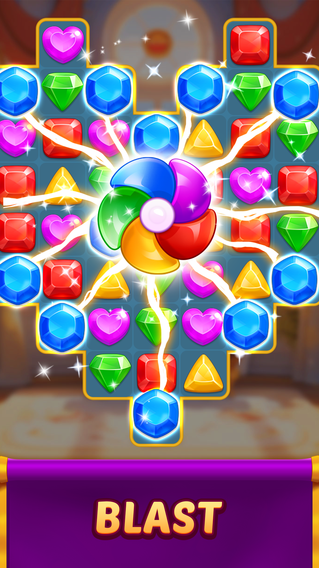 اسکرین شات 3 بازی Jewel Match Dragon - No Wifi