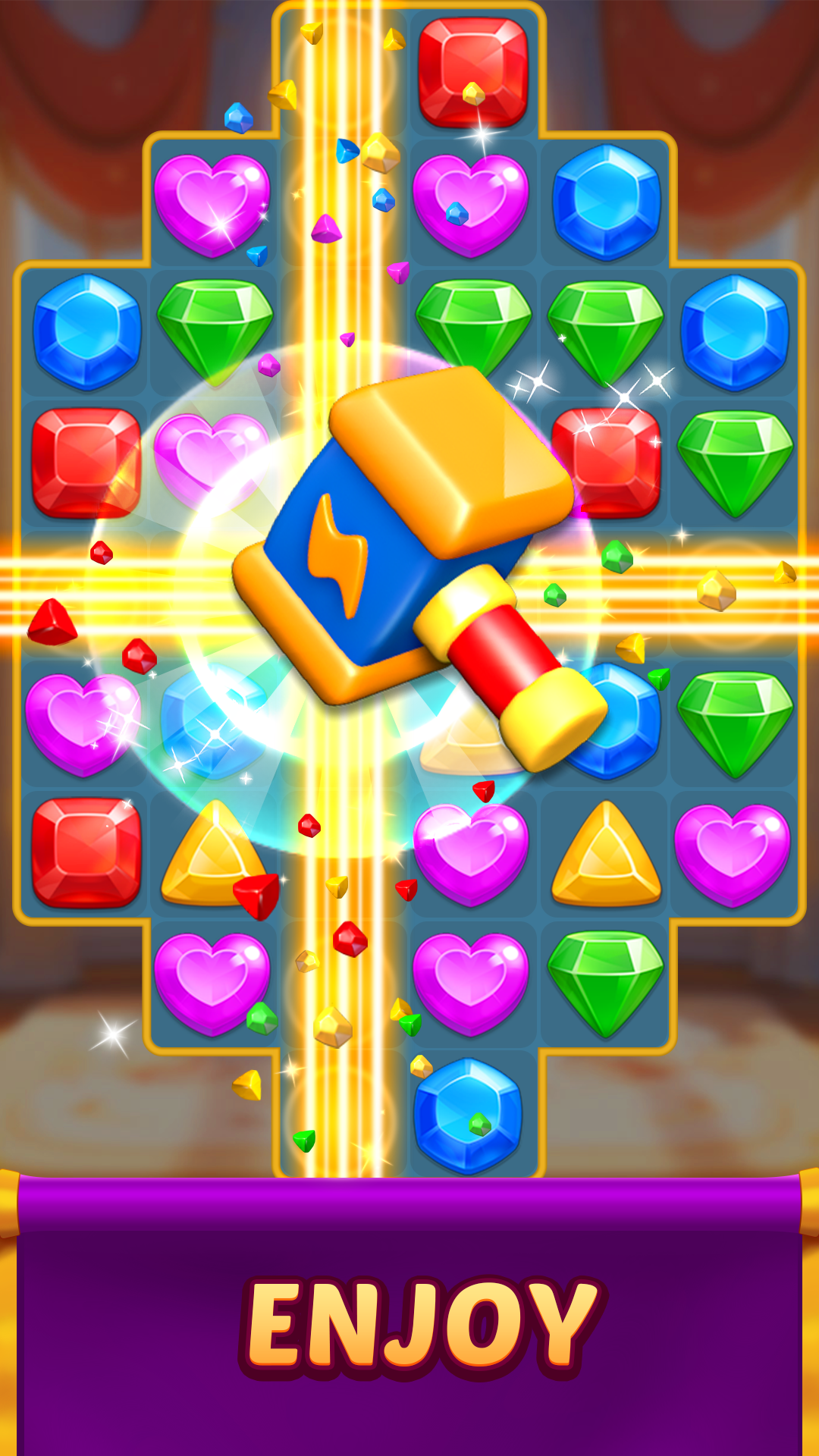 اسکرین شات 2 بازی Jewel Match Dragon - No Wifi