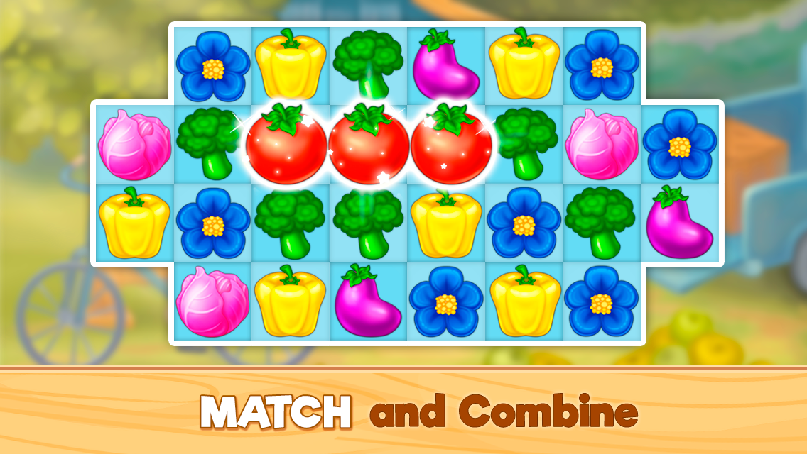 اسکرین شات 2 بازی Granny’s Farm:  Match-3
