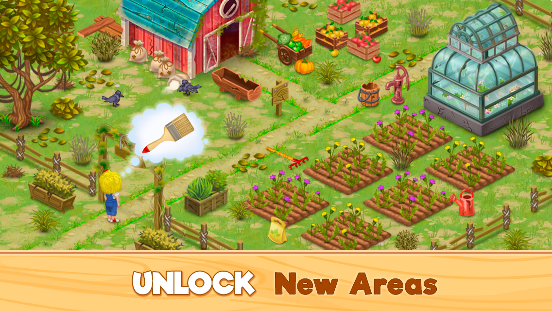 اسکرین شات 6 بازی Granny’s Farm:  Match-3