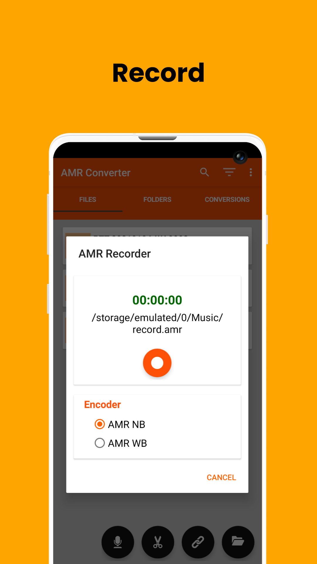 اسکرین شات 3 برنامه AMR to MP3 Converter